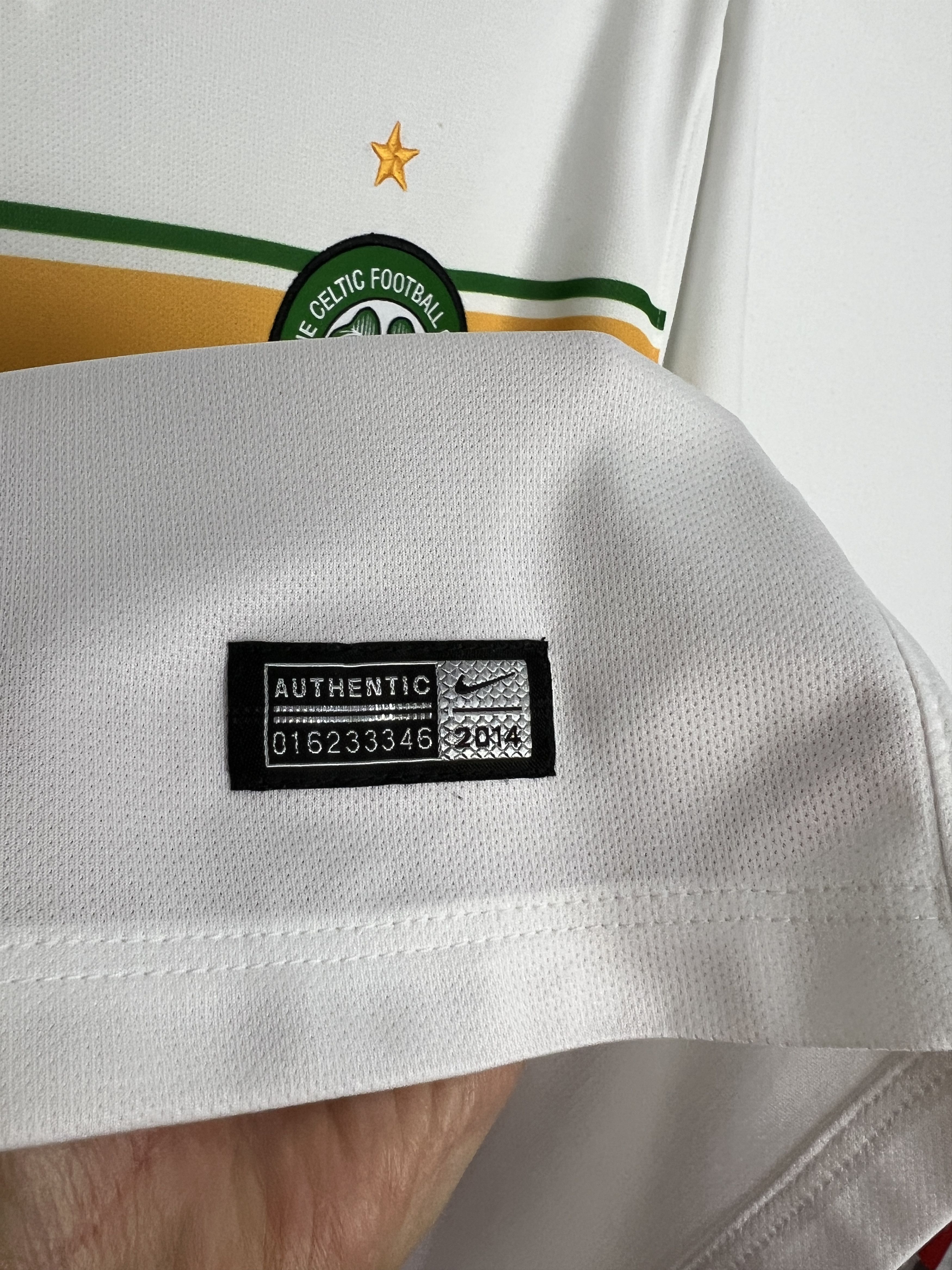 Nike Celtic Third football shirt 2014 Soccer Jersey Trikot Rare Size US L / EU 52-54 / 3 - 4 Thumbnail