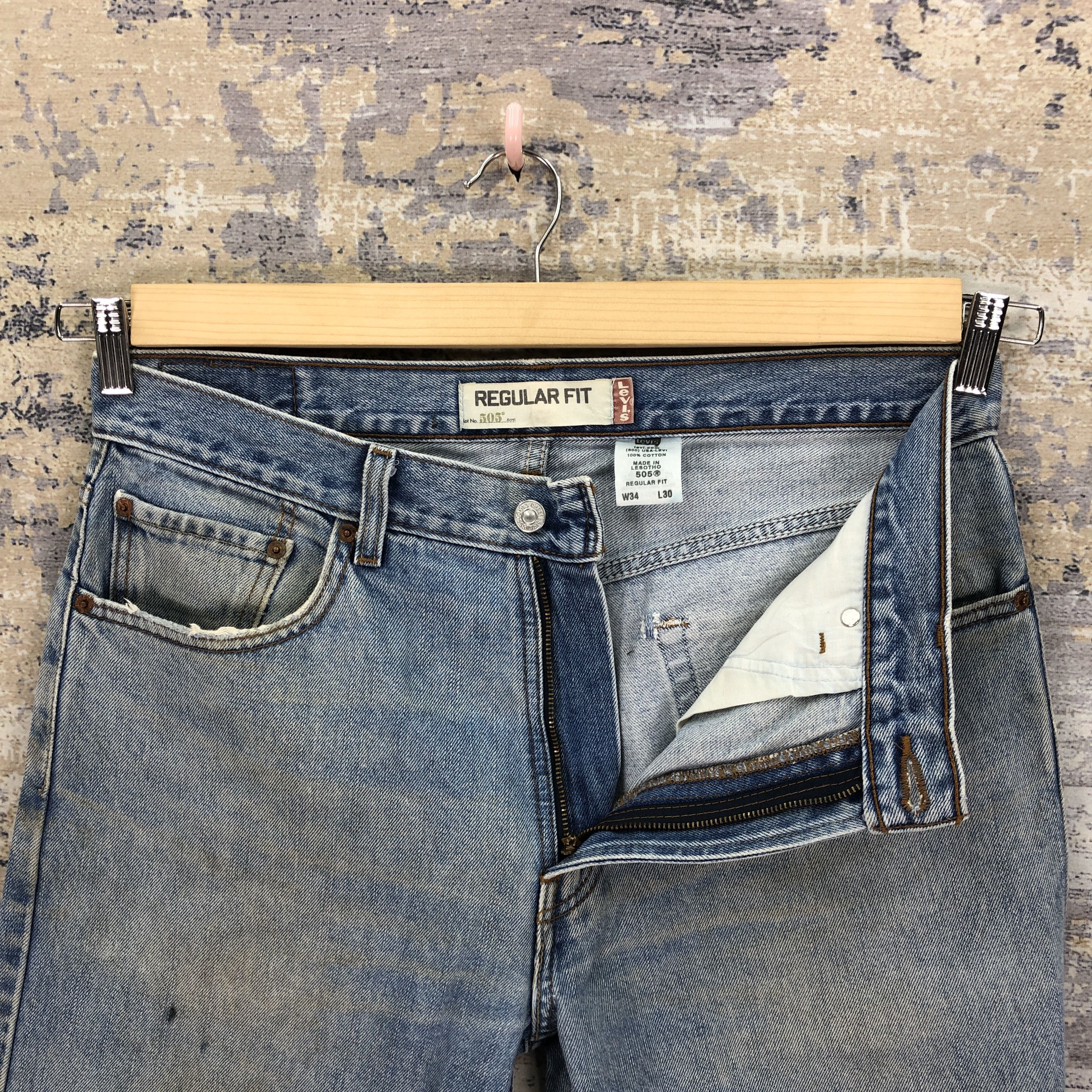 Levi's Vintage Levis 505 Jeans Dirty Levis 505 Denim Pants Size US 34 / EU 50 - 7 Thumbnail