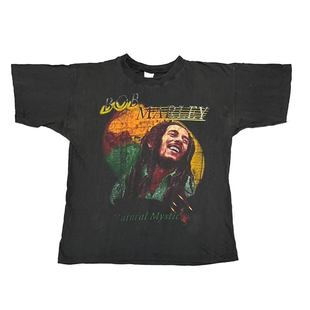 Bob Marley Vintage T-shirt Bob Marley Natural Mystic 90s Size US XL / EU 56 / 4 - 1 Thumbnail