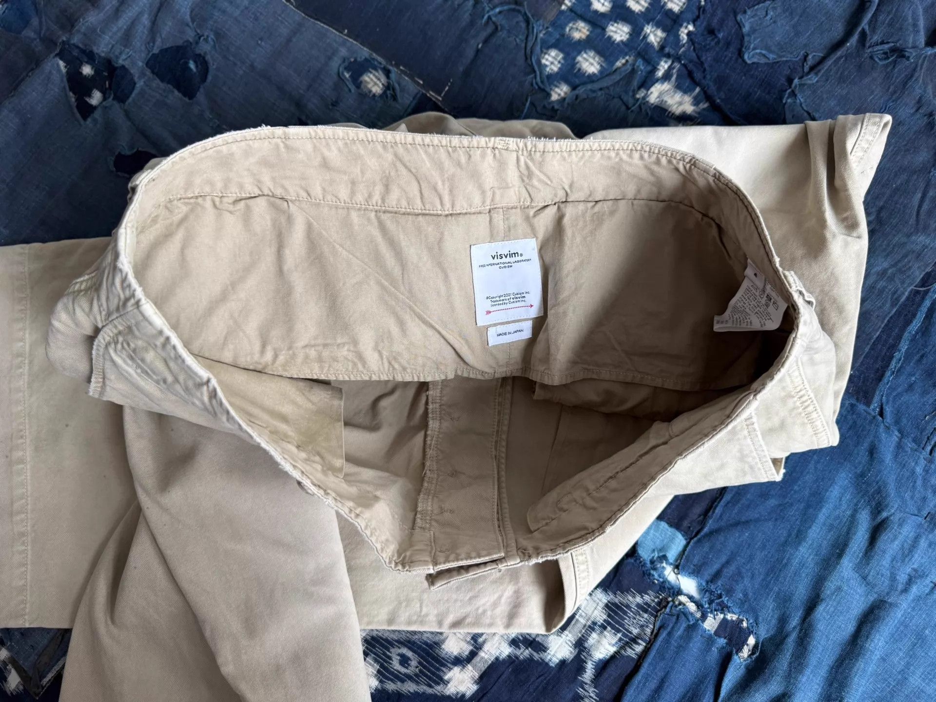 Visvim VISVIM 25SS EX WIDE CHINO CRASH Khaki 4 Distressed Washed Size US 36 / EU 52 - 8 Thumbnail