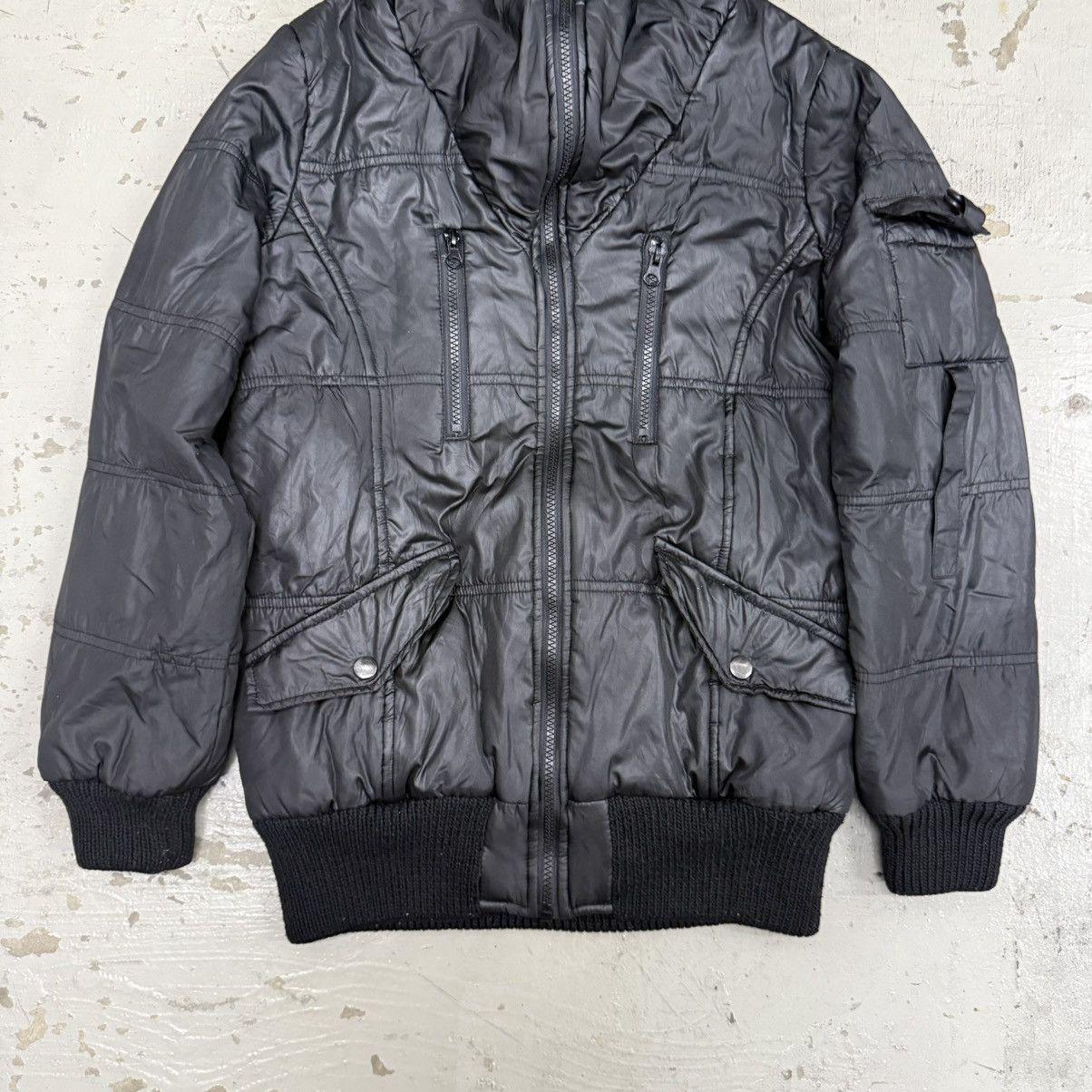 14th Addiction Crazy Punk Y2k Goth Bomber Bono Jacket Size US M / EU 48-50 / 2 - 2 Thumbnail
