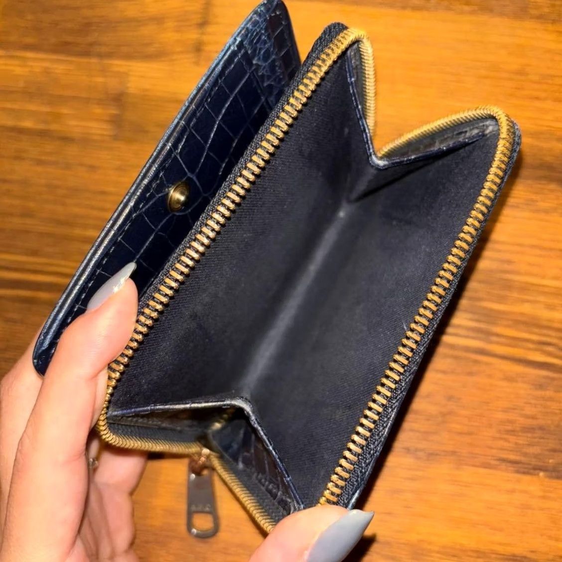A.P.C. A.P.C. Men Navy Bifold Wallet Limited Edition Style Refined Minimalism Timeless Size ONE SIZE - 5 Thumbnail