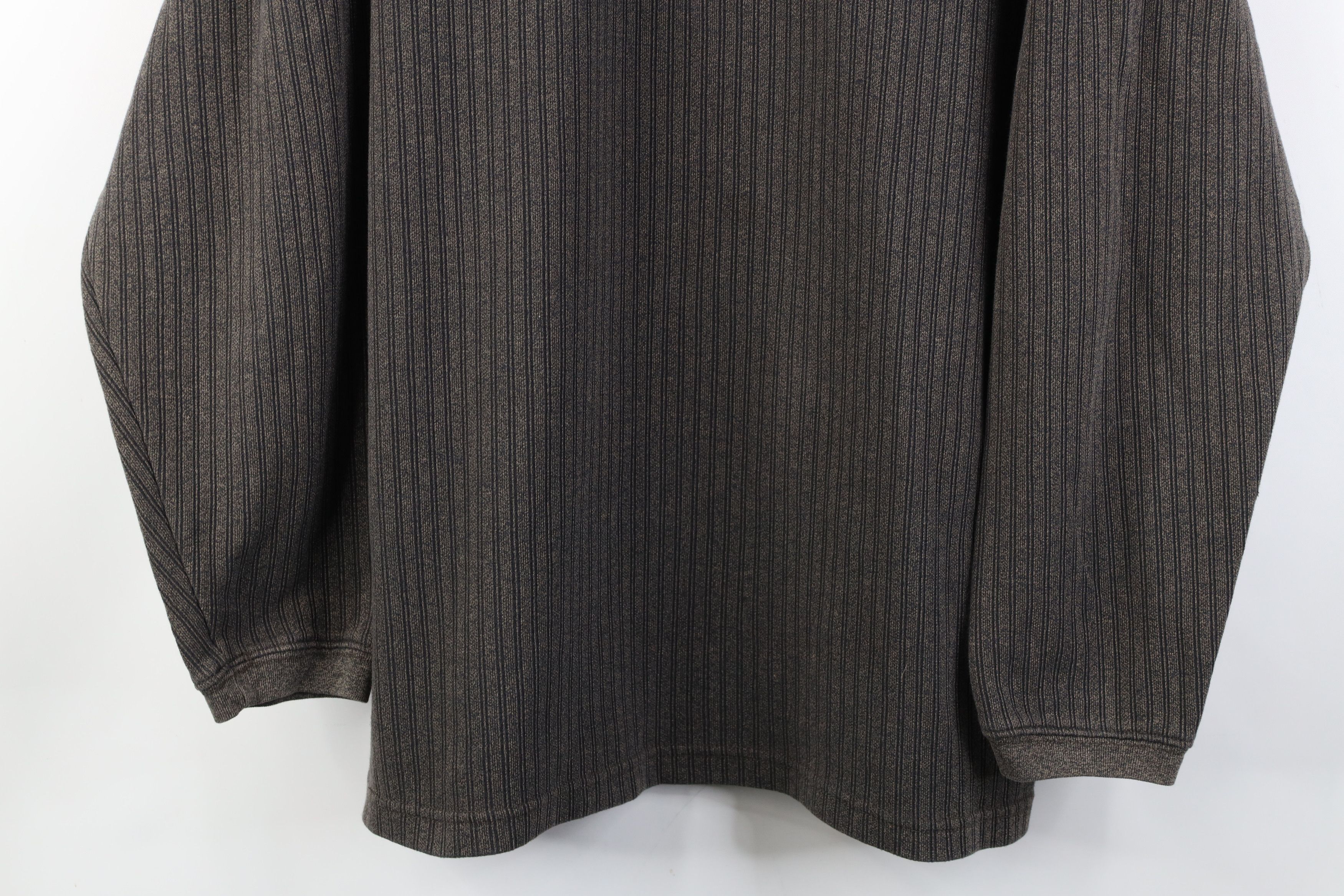 Vintage Vintage 90s Streetwear Knit Long Sleeve Rugby Polo Shirt Size US XL / EU 56 / 4 - 3 Thumbnail
