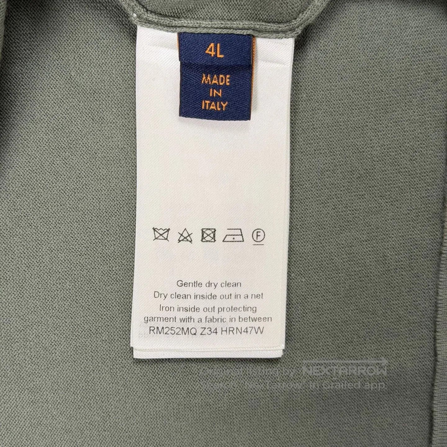 Louis Vuitton LV 2025 Green Cuffed Knit Short Sleeve. Size US XL / EU 56 / 4 - 4 Thumbnail