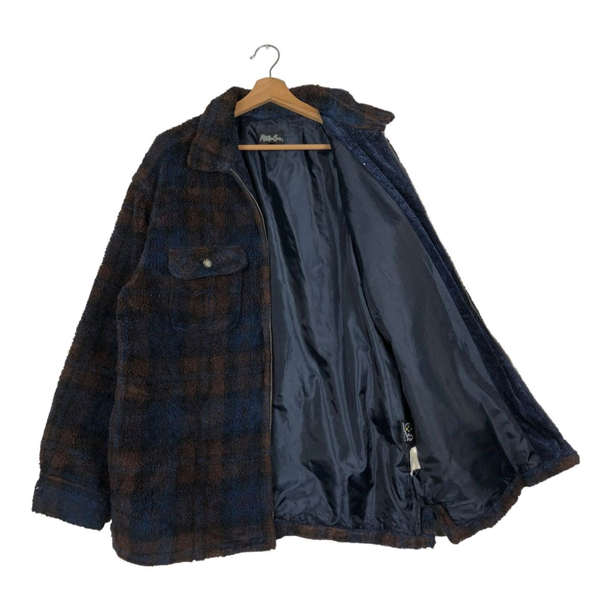 Japanese Brand 🔥VINTAGE FLEECE JACKET NAVAJO NATIVE MAVI & SONS Size US L / EU 52-54 / 3 - 11 Thumbnail
