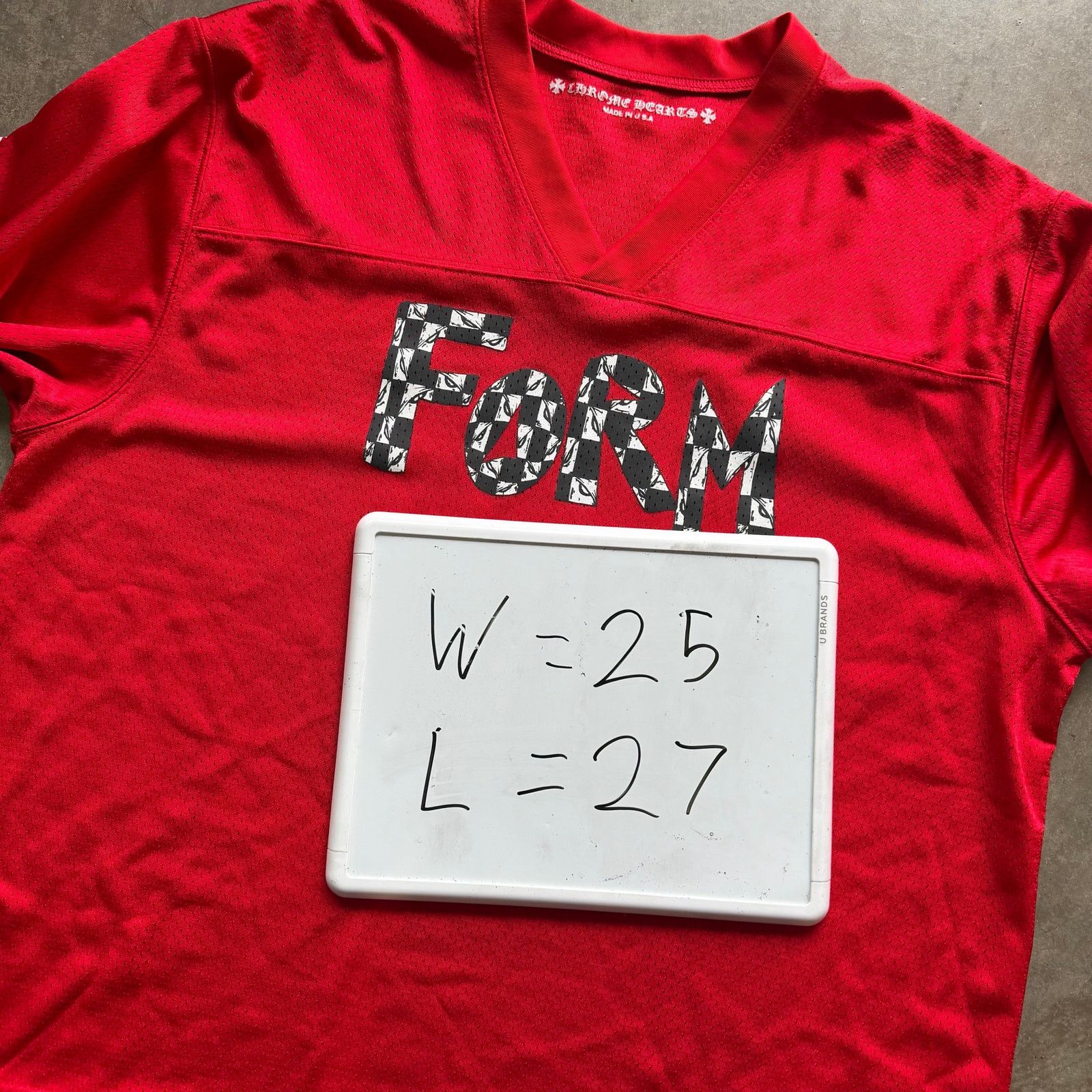 Chrome Hearts Chrome Hearts x Matty Boy Form L/S Mesh Jersey Red Size US L / EU 52-54 / 3 - 15 Thumbnail