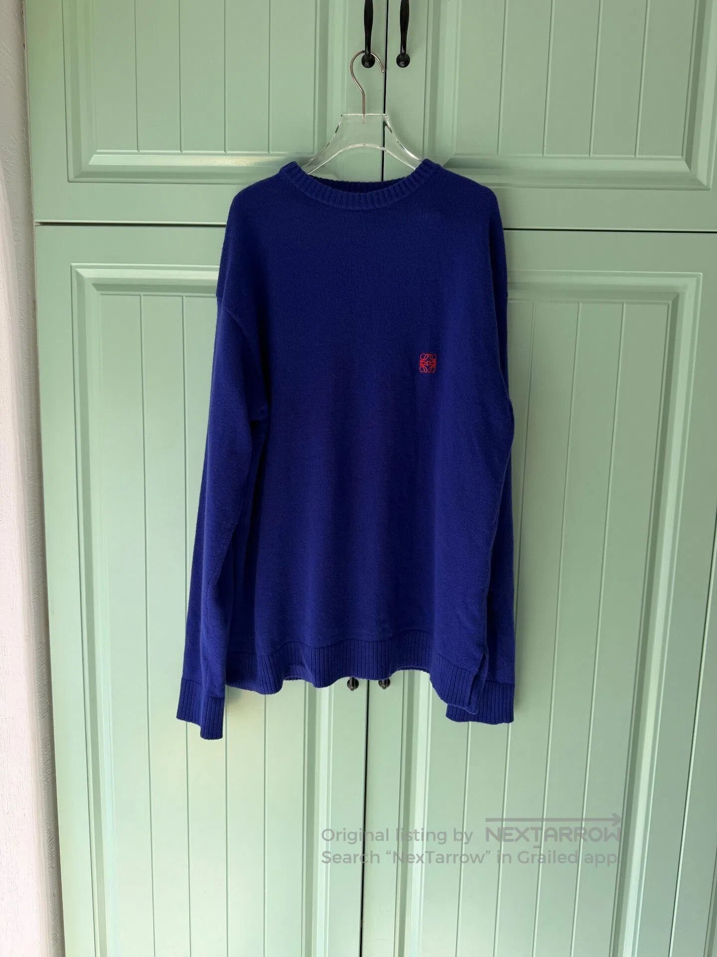Loewe LOEWE Royal Blue Sweater. Size L / US 10 / IT 46 - 1 Thumbnail