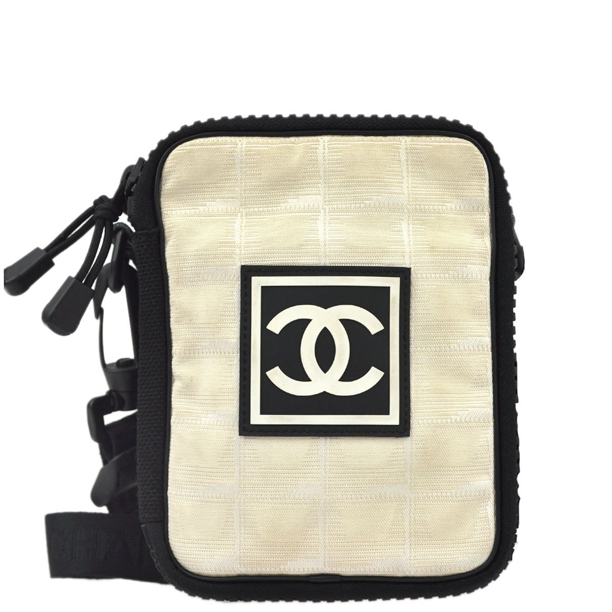 Chanel CHANEL Beige Travel Sport Line Shoulder Bag 161225 | Grailed