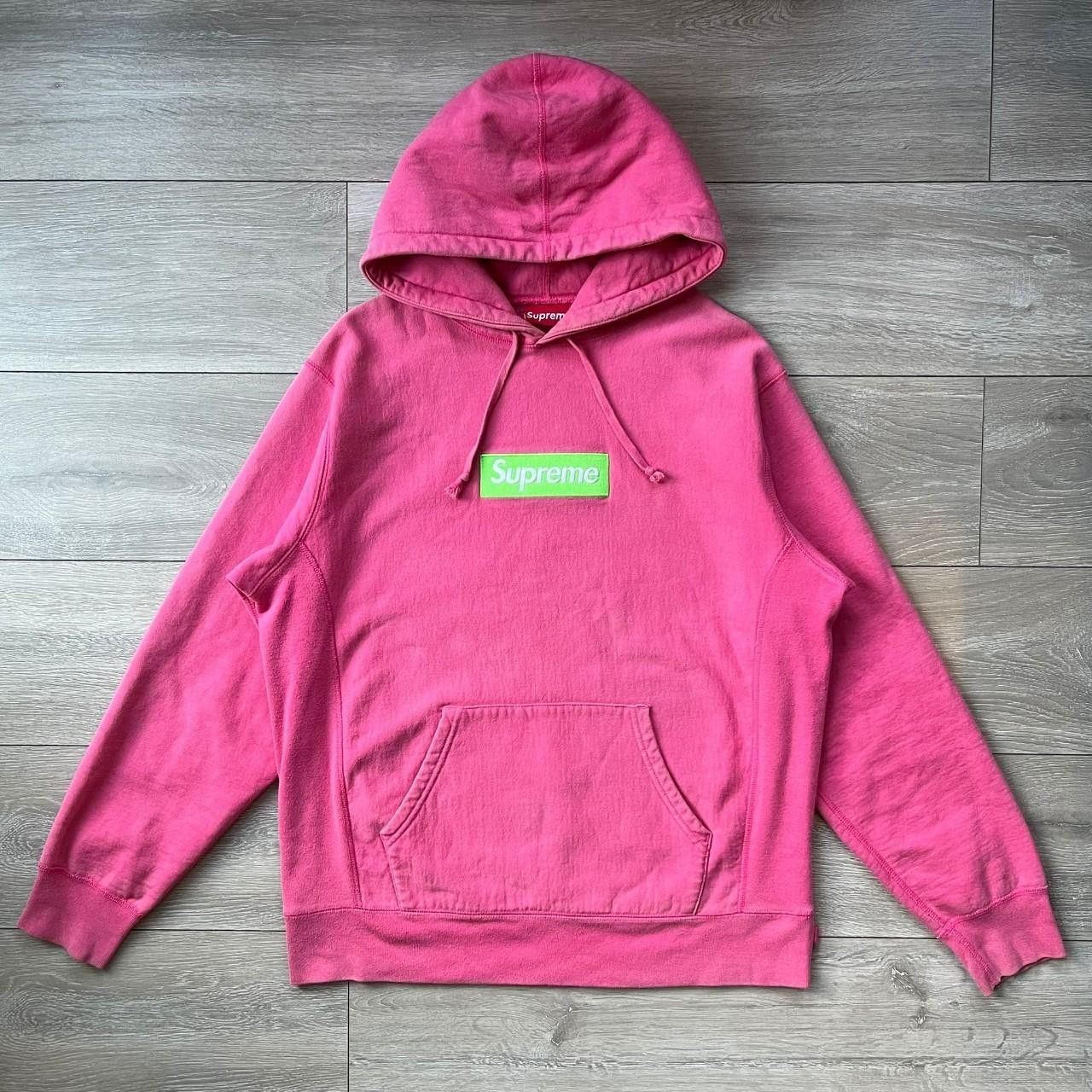 Supreme Supreme Box Logo Hooded Sweatshirt Magenta FW17 Size Large Size US L / EU 52-54 / 3 - 1 Thumbnail