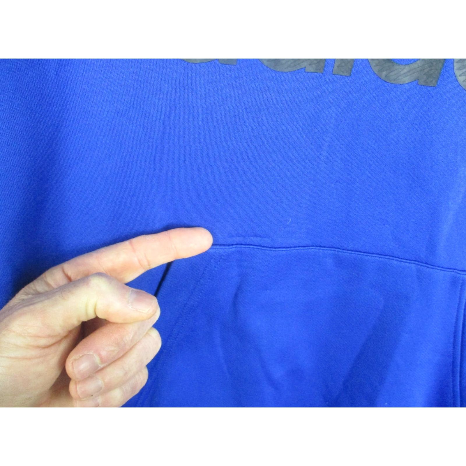 Adidas Adidas Hoodie Mens Large Blue Pullover Fleece Sweatshirt Graphic Print Logo GK7388 Size US L / EU 52-54 / 3 - 4 Thumbnail