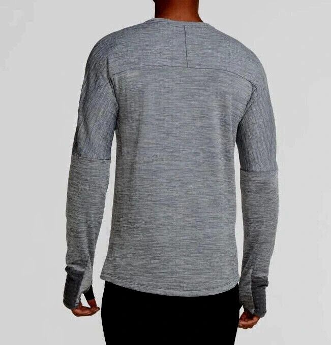 Nike Nike Men's Therma Fit Grey LS Running jersey Size US XL / EU 56 / 4 - 4 Thumbnail