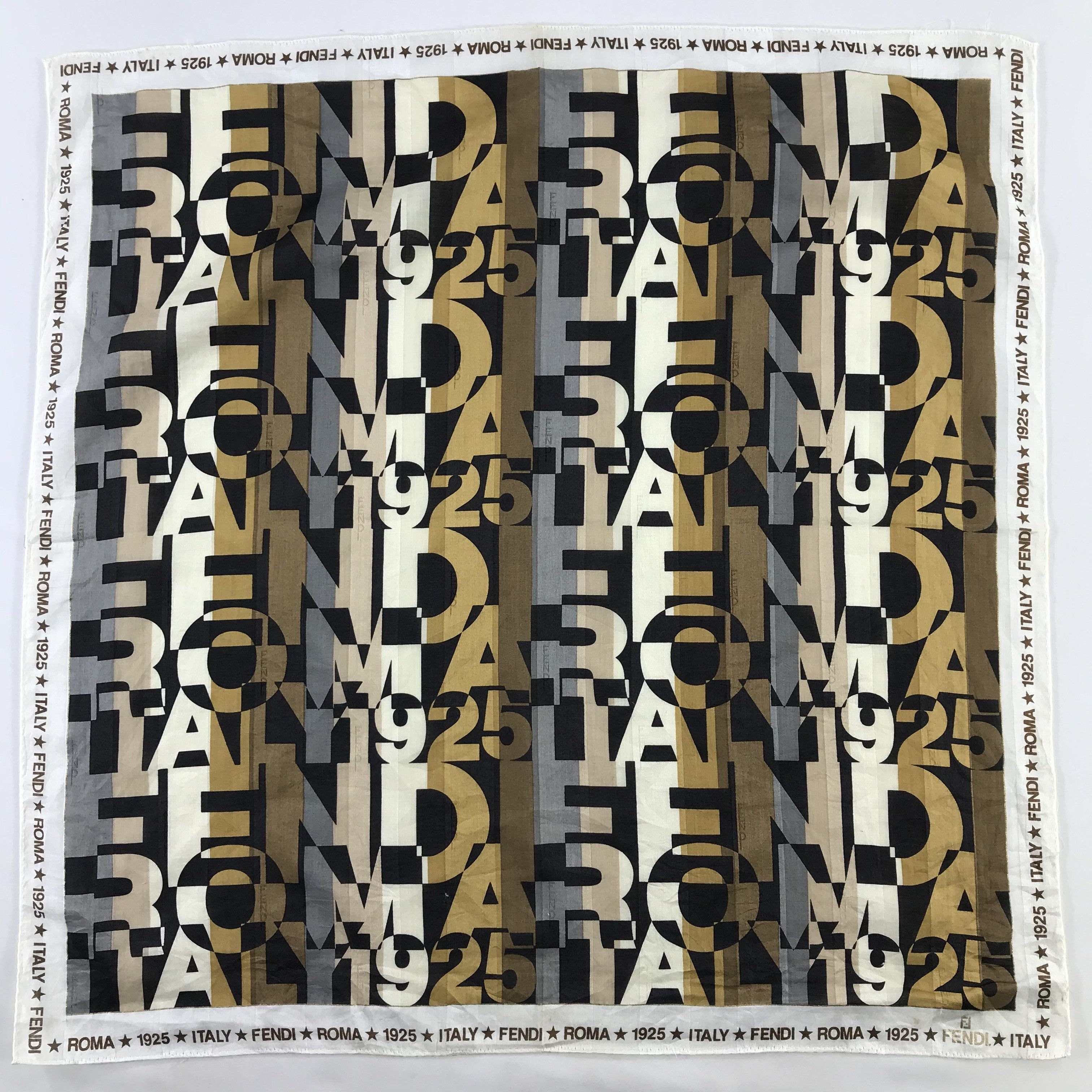Vintage Fendi Handkerchief / Neckerchief / Bandana Size ONE SIZE - 3 Thumbnail