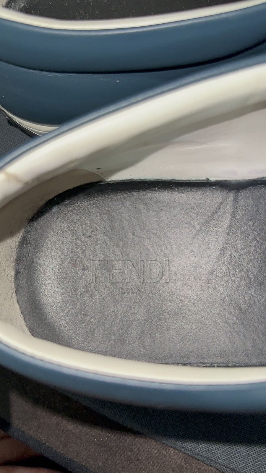 Fendi Grey Monster Sneakers Size US 11.5 / EU 44-45 - 8 Thumbnail