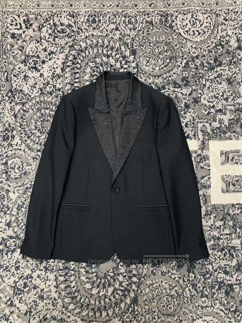 Versace Versace Rhinestone single-breasted suit set Size 46S - 6 Thumbnail