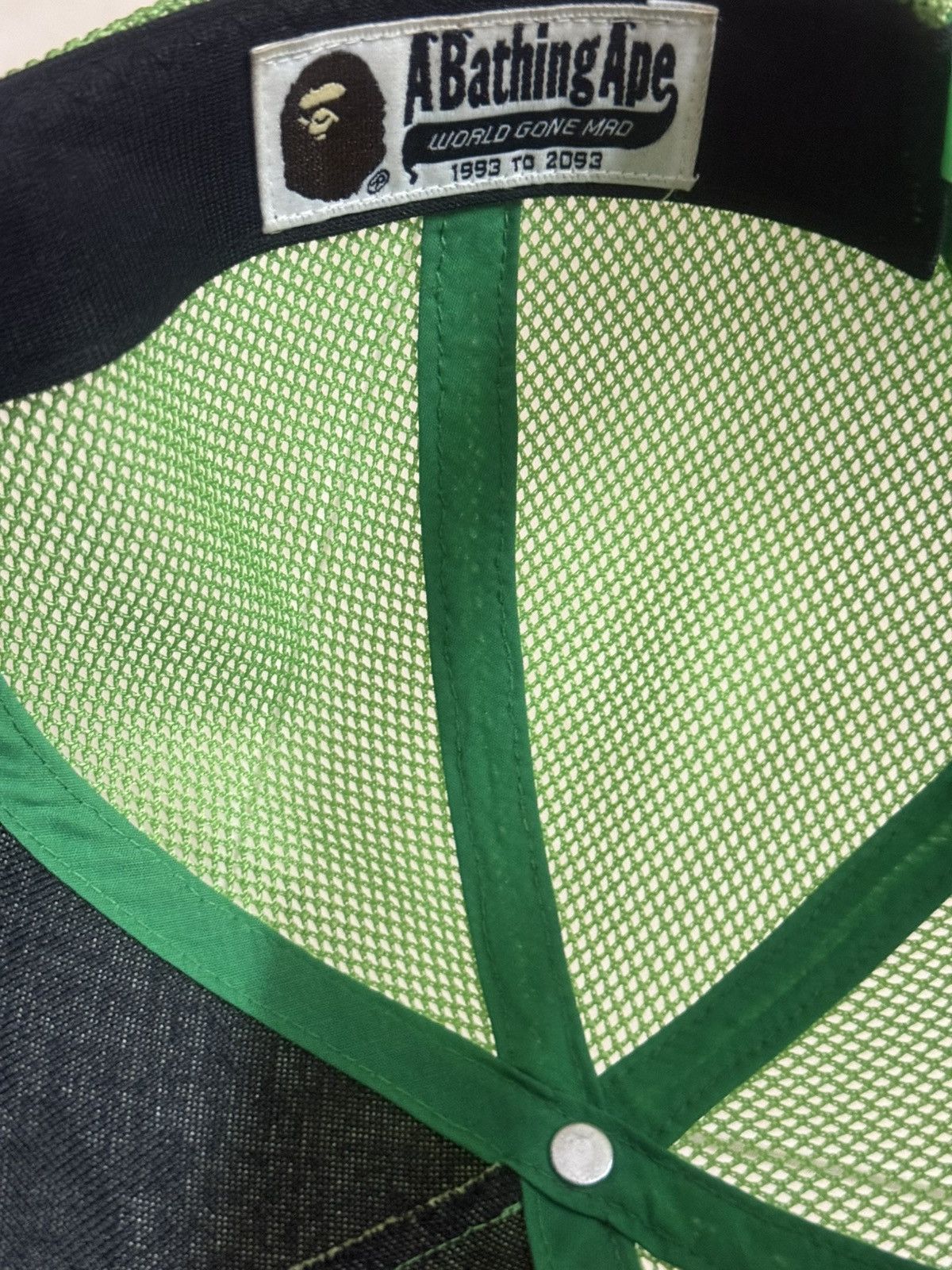 Bape Bathing Ape (BAPE) Camo Shark Mesh Cap Size ONE SIZE - 7 Thumbnail