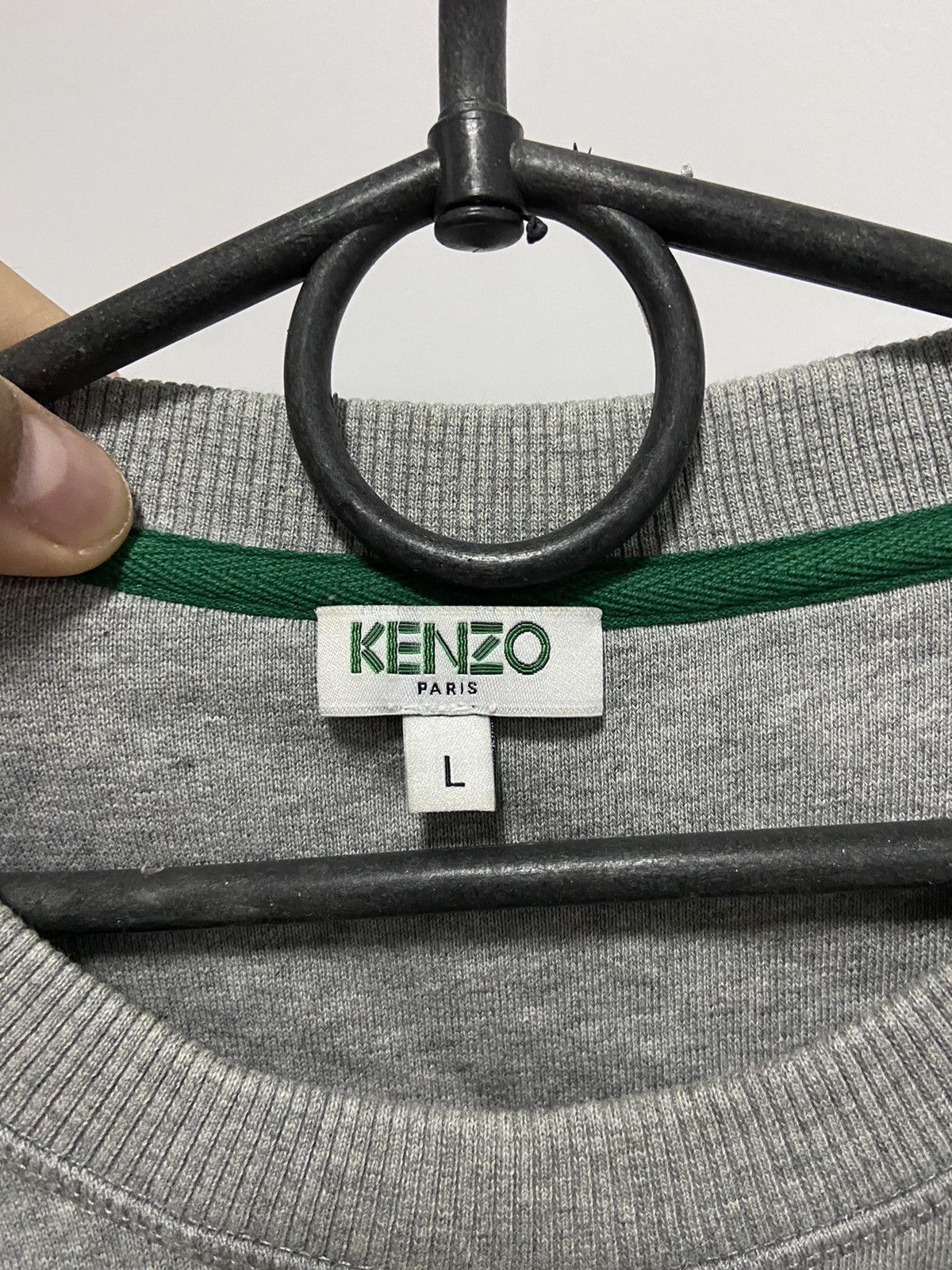 Kenzo × Vintage Kenzo tiger 🐯 Vintage Sweatshirt Big Logo Paris Luxury Size US L / EU 52-54 / 3 - 5 Thumbnail