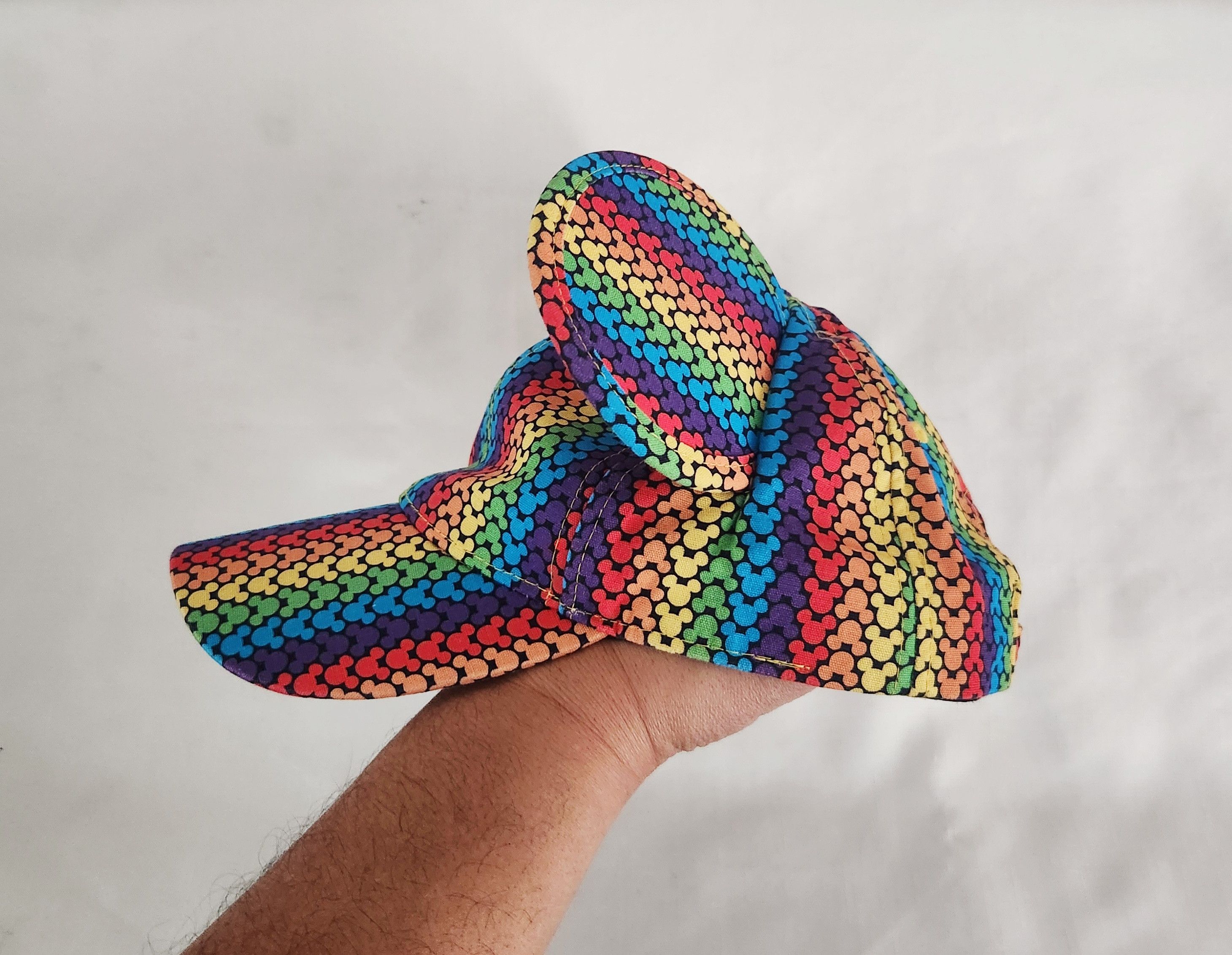 Disney Disney X Cakeworthy Rare RAINBOW Pride MICKEY EARS HAT Size ONE SIZE - 3 Thumbnail