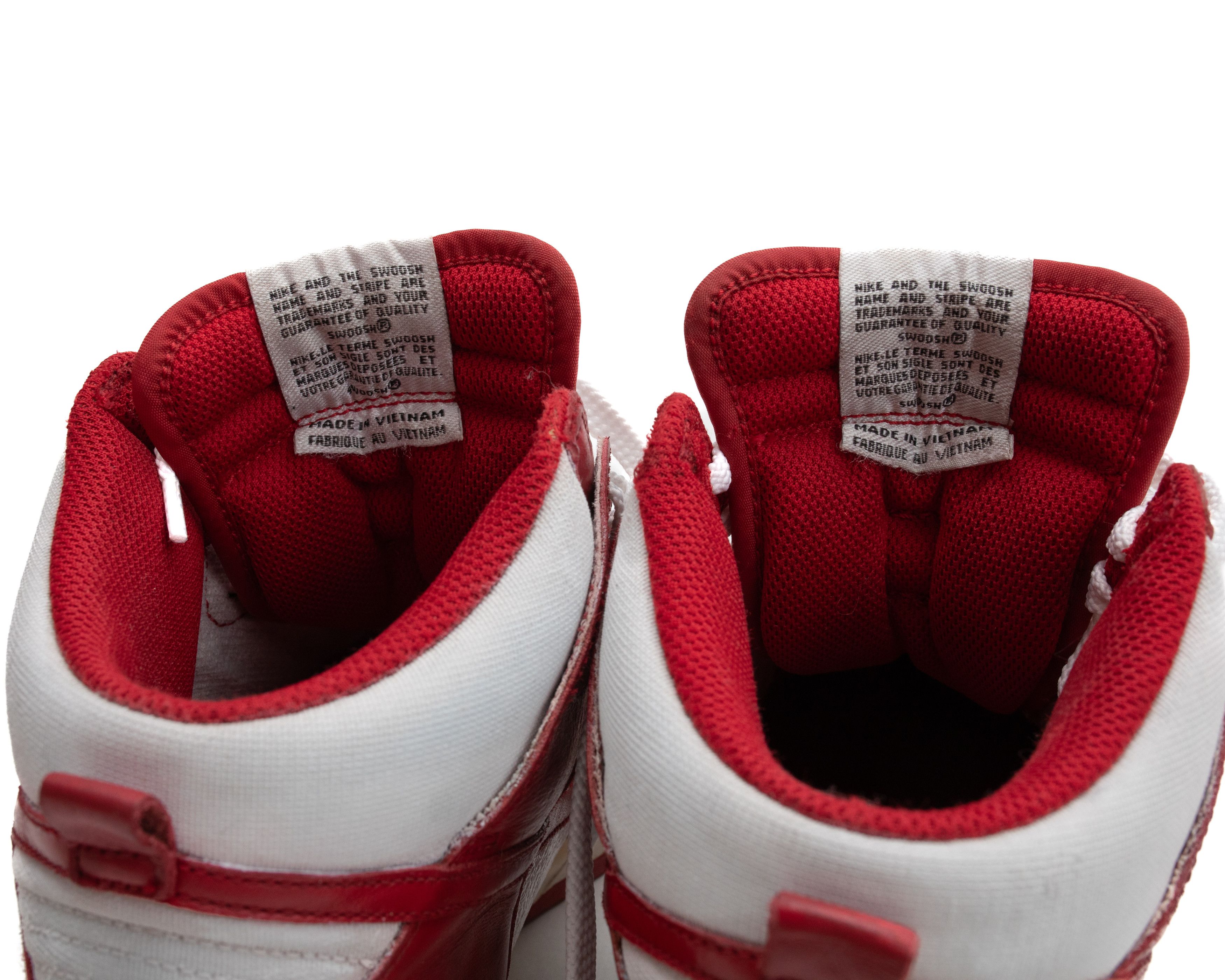 Nike NIKE Dunk High 2009 White / Varsity Red Size US 8.5 / EU 41-42 - 9 Thumbnail