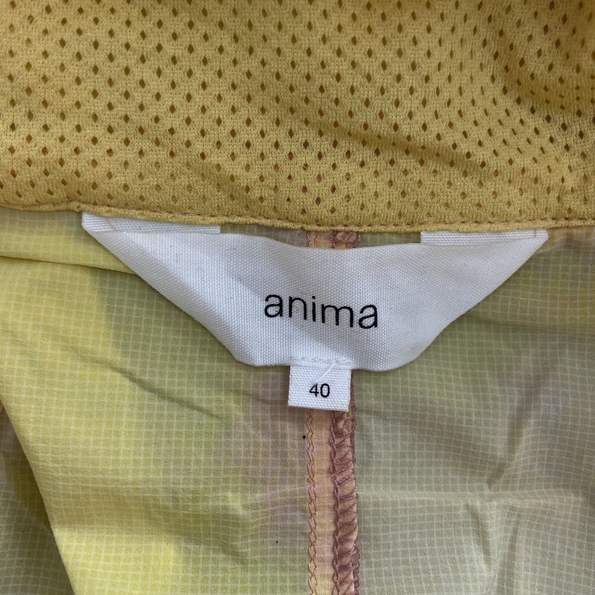 Anime ANIMA Overprint Design Yellow Hooded Windbreaker Light Size S / US 4 / IT 40 - 5 Thumbnail