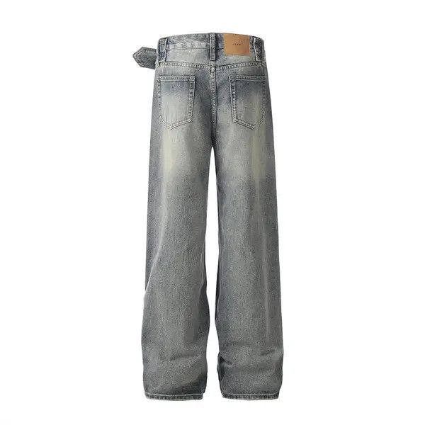 Japanese Brand Tomoko x Yuka Men's retro loose straight washed jeans Size US 32 / EU 48 - 3 Thumbnail