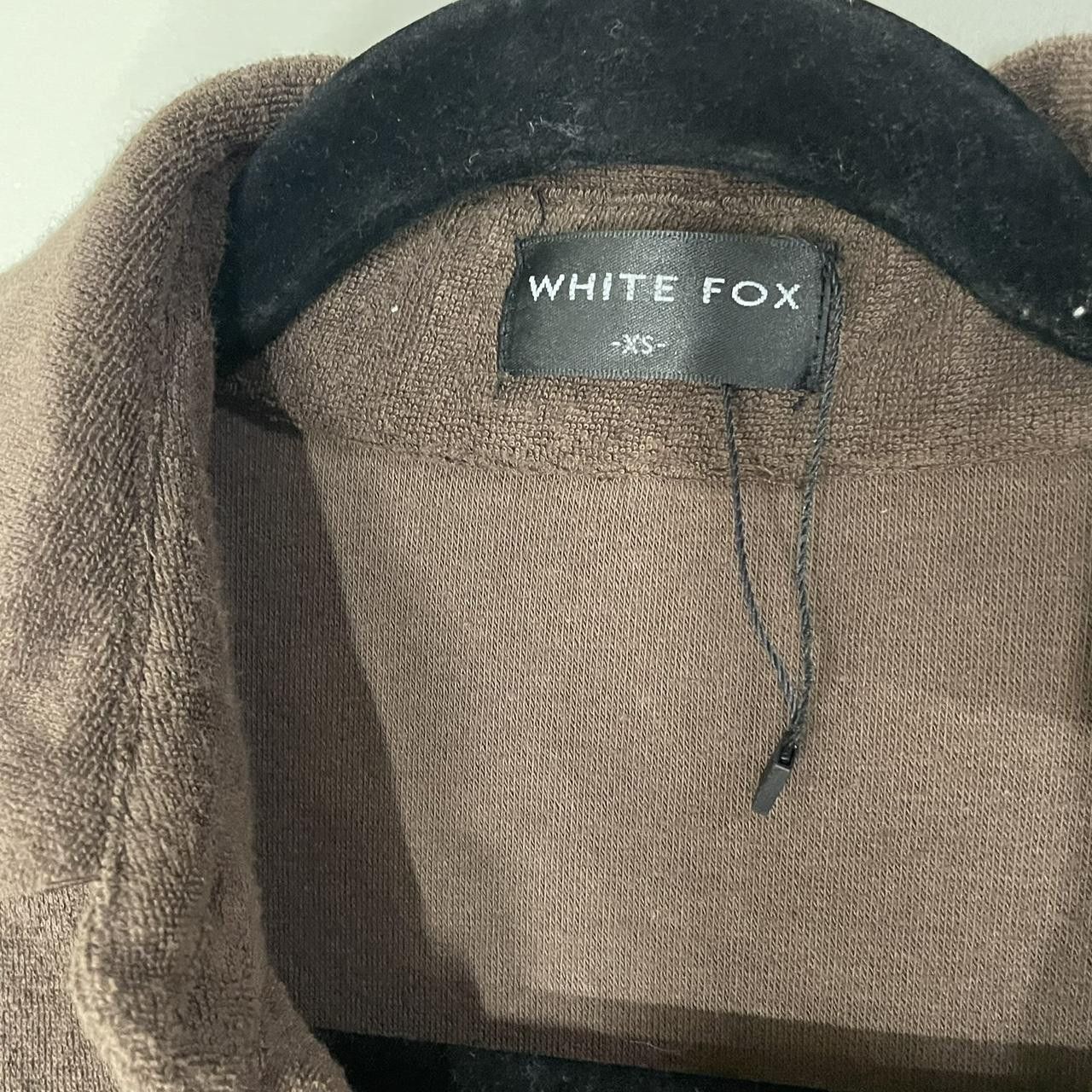 Other White Fox Modern Chocolate Brown Button Front Size M / US 6-8 / IT 42-44 - 5 Thumbnail