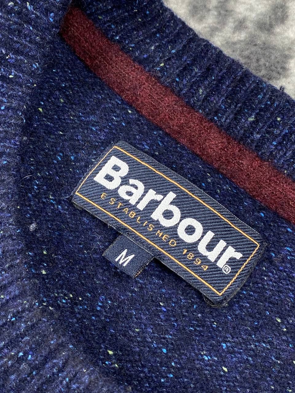 Barbour Barbour Wool Knit Sweater Men Size M Blue Size US M / EU 48-50 / 2 - 6 Thumbnail