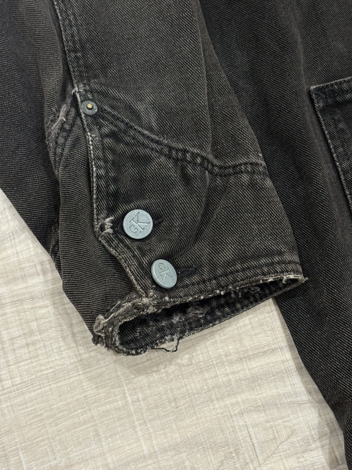 Calvin Klein Vintage Calvin Klein Denim Chore Jacket Size US L / EU 52-54 / 3 - 9 Thumbnail