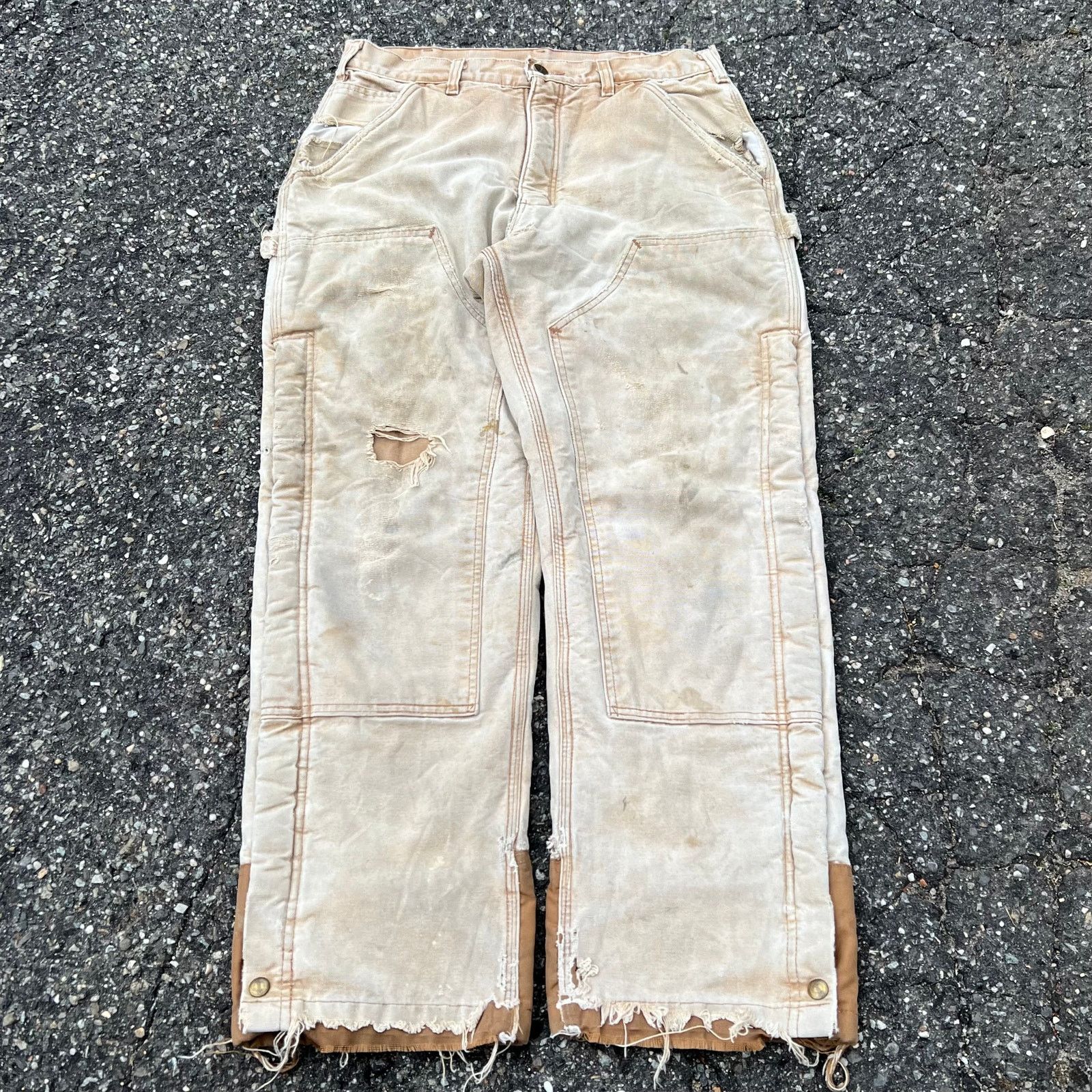 Carhartt Vintage carhartt brown double knee work wear carpenter pants Size US 30 / EU 46 - 1 Thumbnail