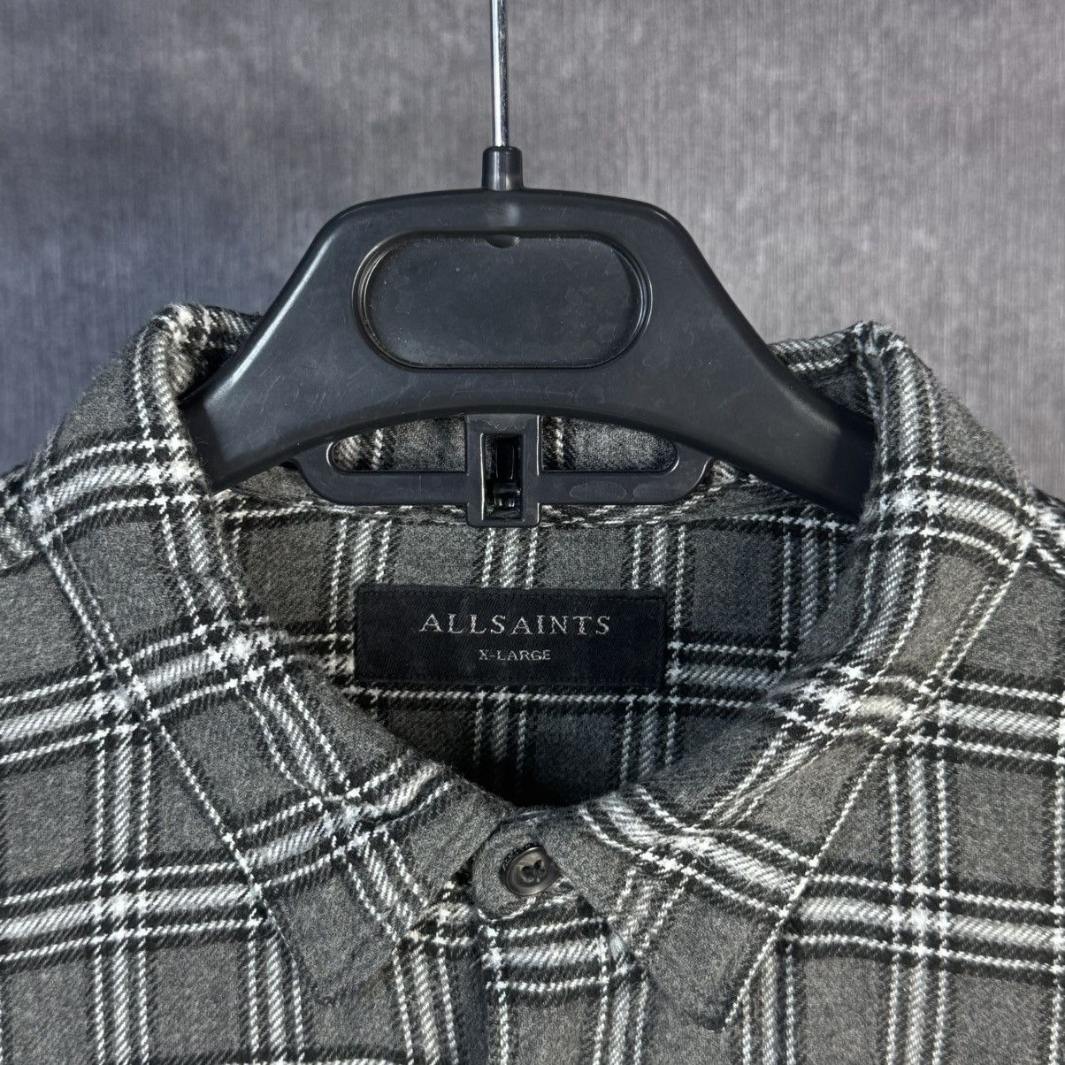 Allsaints Allsaints shirt flannel Y2K logo Size US XL / EU 56 / 4 - 4 Thumbnail