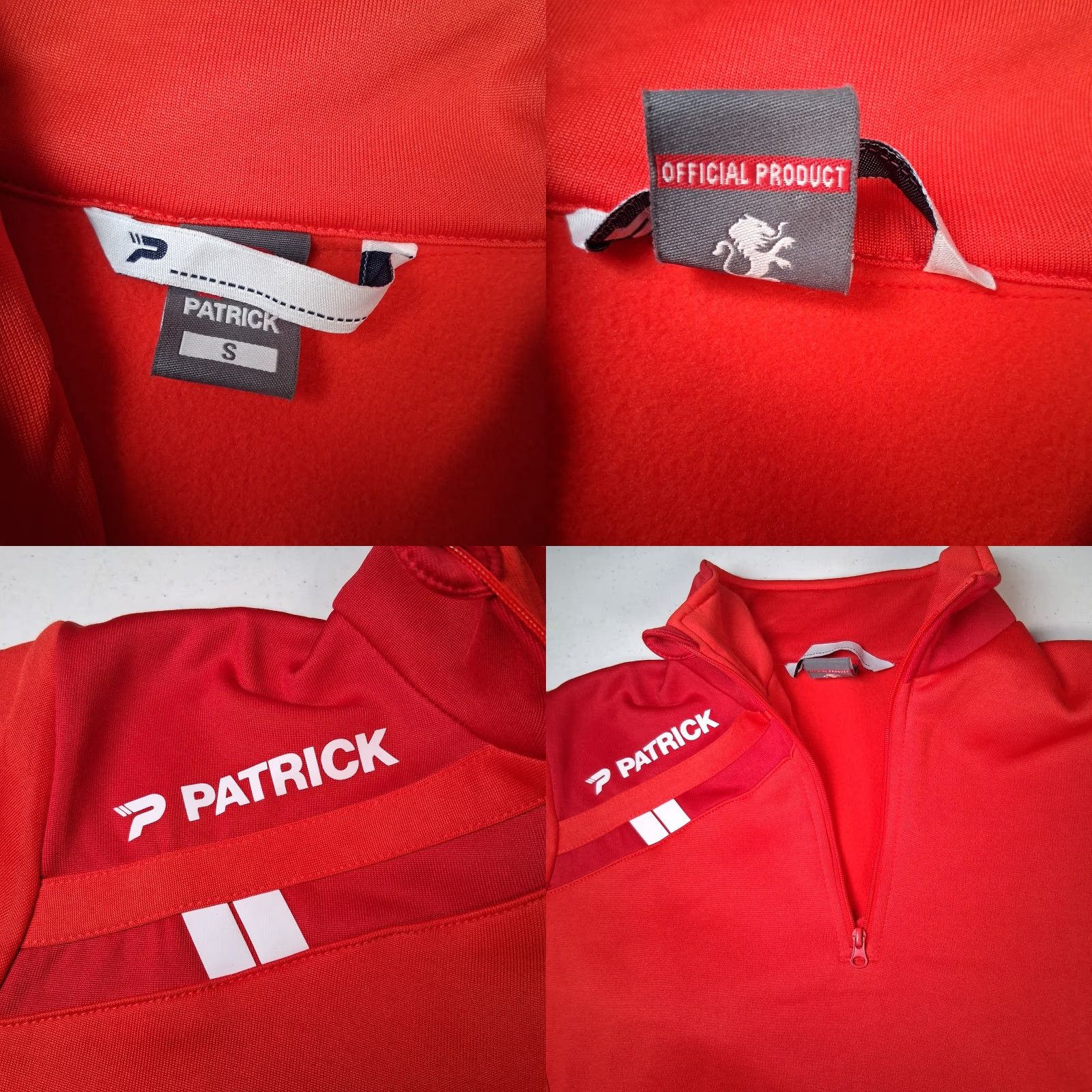 Vintage Patrick Force 115 Shirt Small Red Soccer Athletic 1/4 Zip Size US S / EU 44-46 / 1 - 9 Thumbnail
