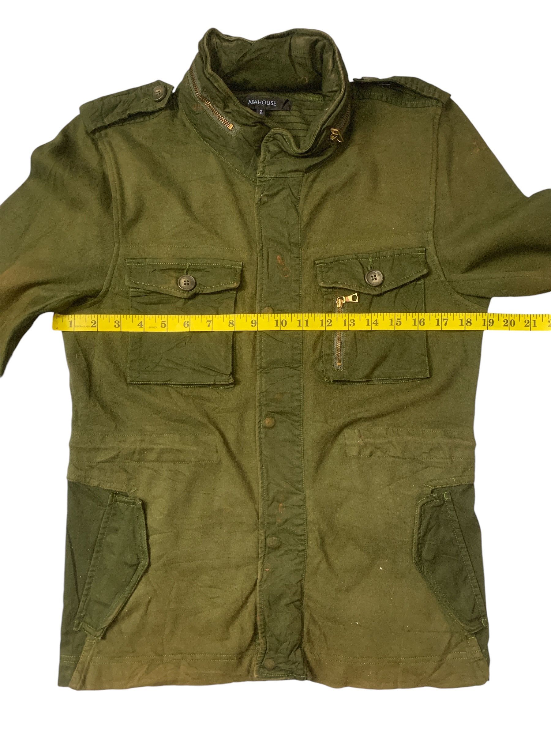 ABAHOUSE × Japanese Brand Rare Design Vintage Abahouse Military Style Jackets Size M / US 6-8 / IT 42-44 - 13 Thumbnail