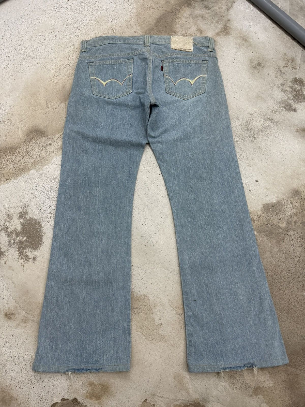 Edwin Miss 503 Edwin Light Washed Flare Unisex Denim Pants Size 30" / US 8 / IT 44 - 2 Thumbnail