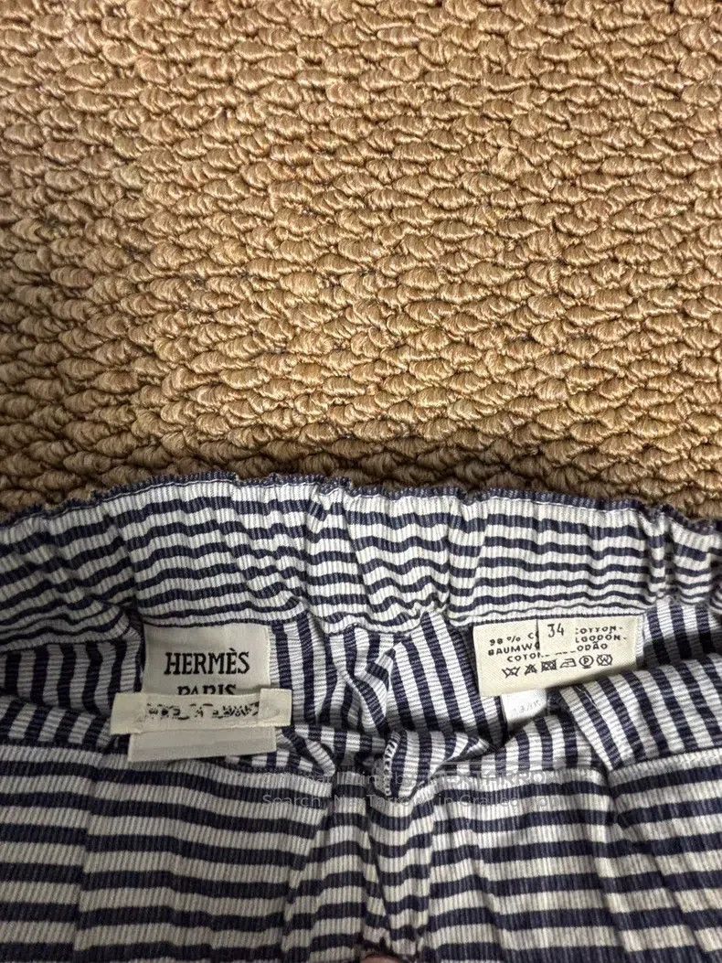 Hermes Hermes Striped Shorts Size 42" / US 20 - 2 Thumbnail