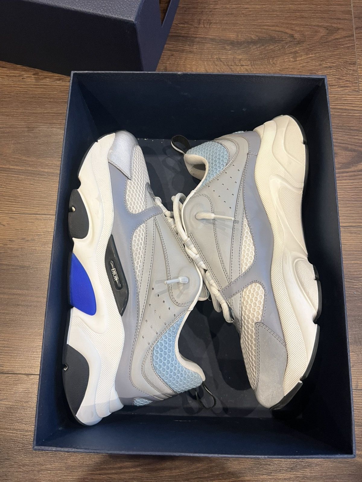 Dior Dior B22 Calf Mesh (Baby Blue) Size US 10 / EU 43 - 6 Thumbnail