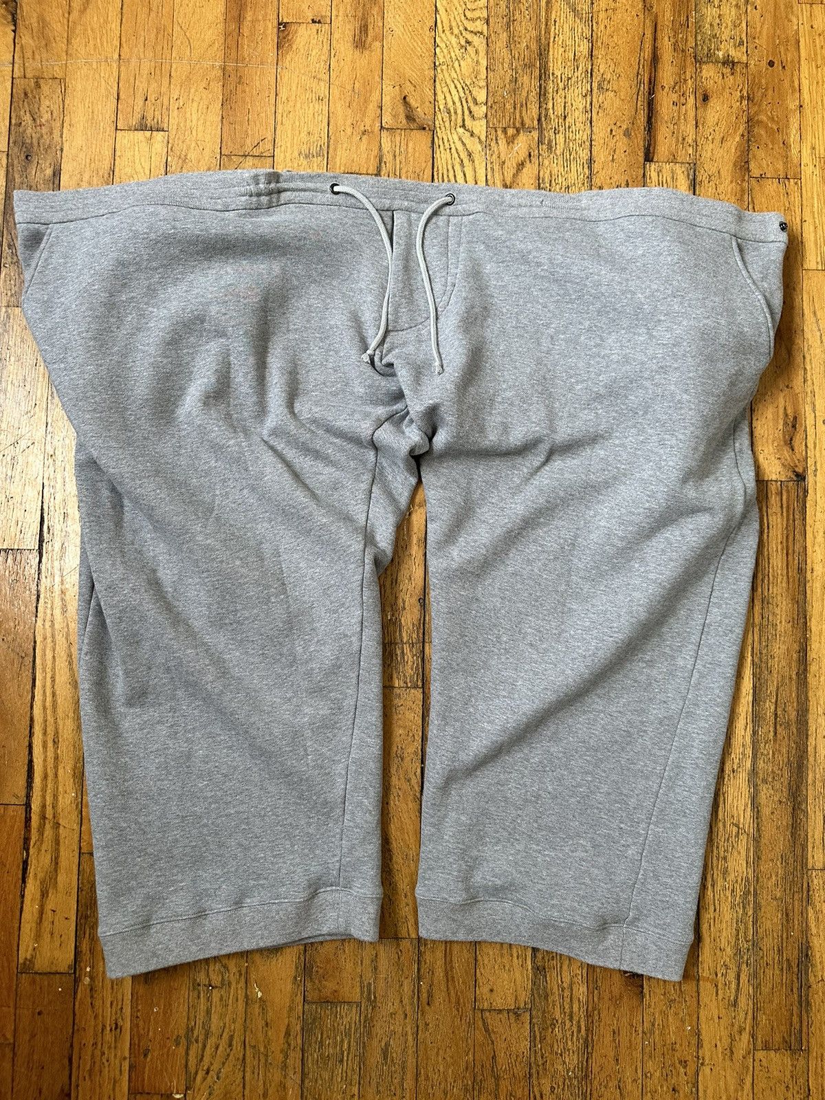 Japanese Brand Anrealage Cropped Wraparound Sweatpants | Grailed