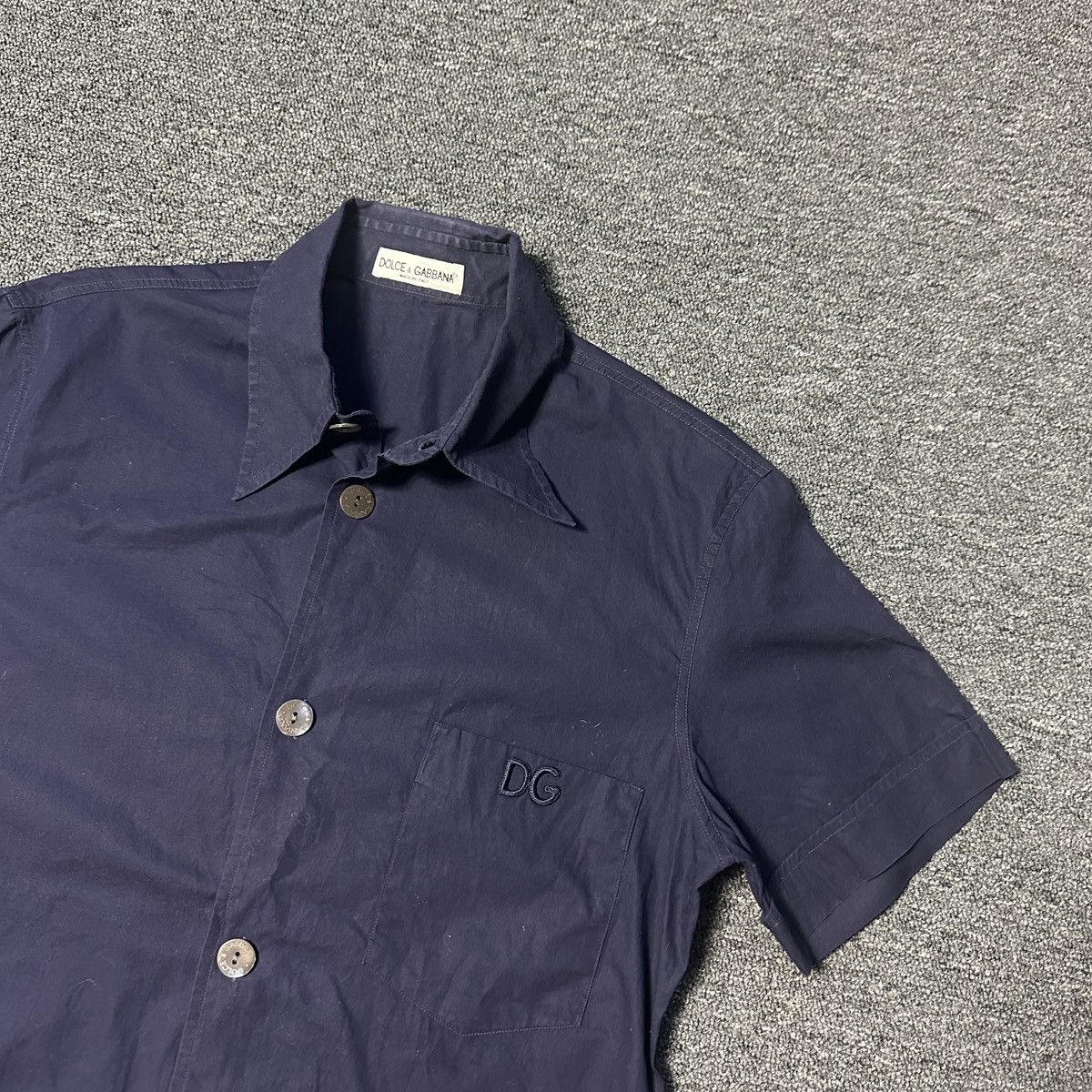Dolce & Gabbana × Vintage Vintage Dolce & Gabbana Short Sleeve Button Up Shirt Size US M / EU 48-50 / 2 - 5 Thumbnail