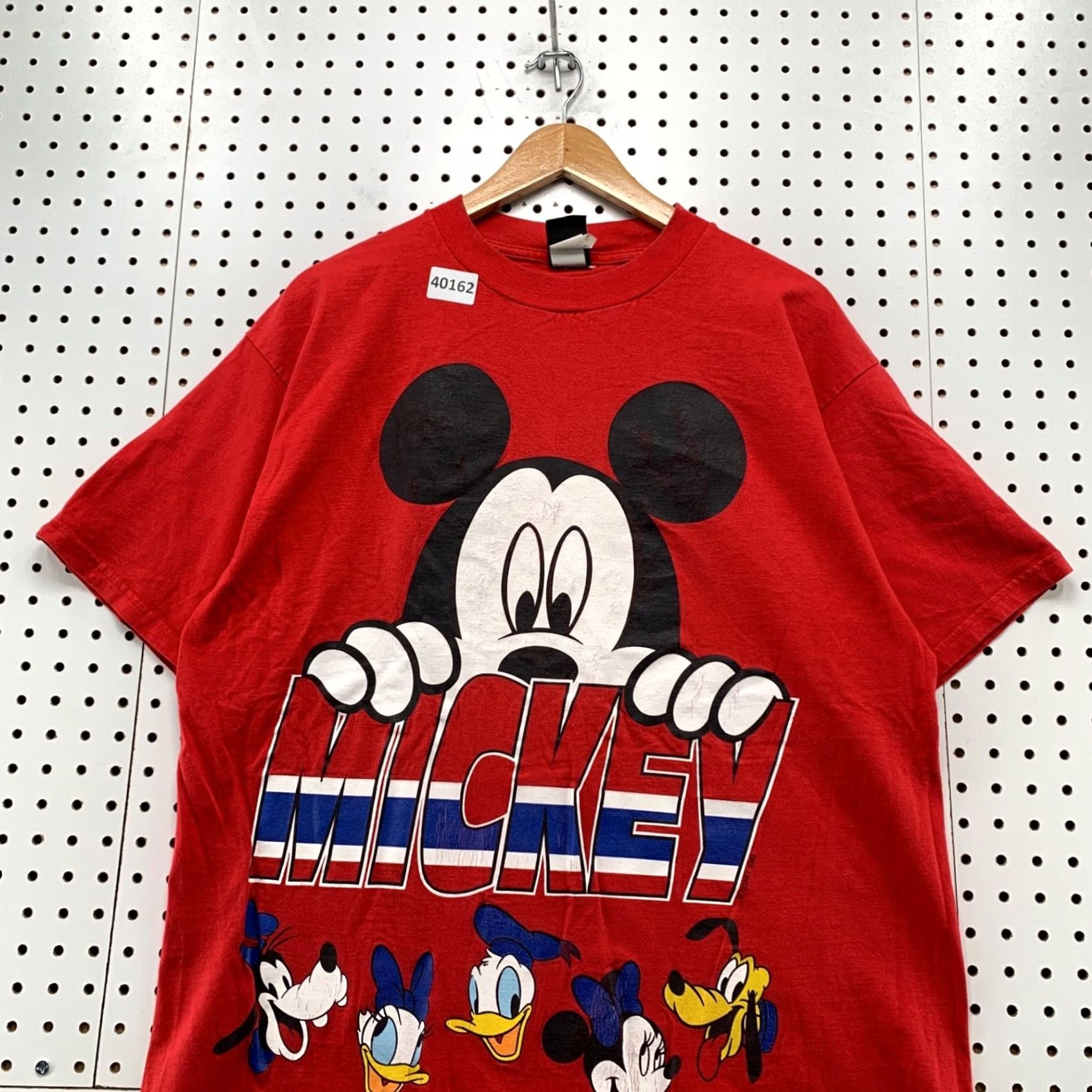 Mickey Unlimited VINTAGE Mickey Unlimited Shirt Mens Large Red 90s Cartoon Crew Neck Short Sleeve Jerry Leigh 22x30.5 Size US M / EU 48-50 / 2 - 4 Thumbnail