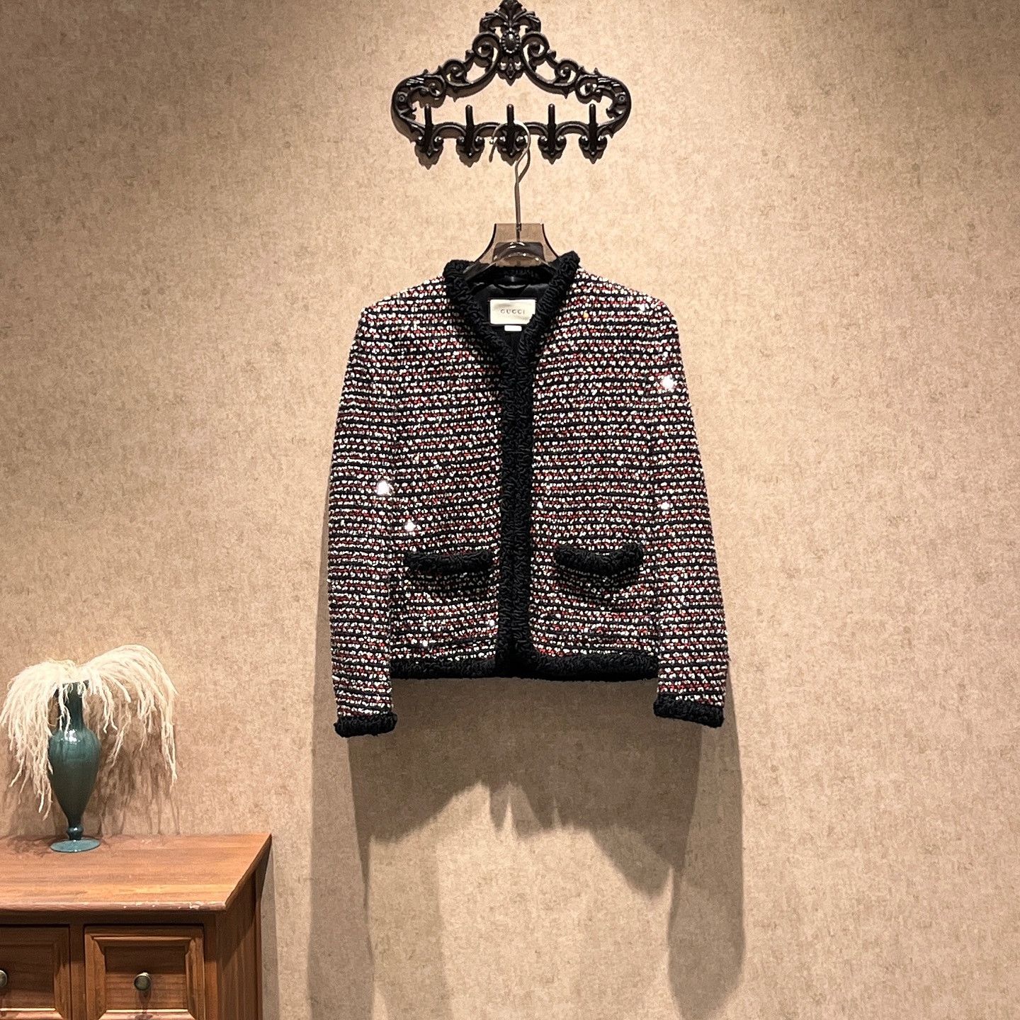 Gucci Gucci Sequined Tweed Jacket Size 38 Size XS / US 0-2 / IT 36-38 - 1 Thumbnail