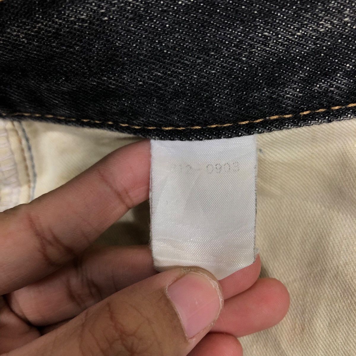 Japanese Brand Warehouse High Rise Straight Leg Jeans Faded Washed Denim Size US 30 / EU 46 - 23 Thumbnail