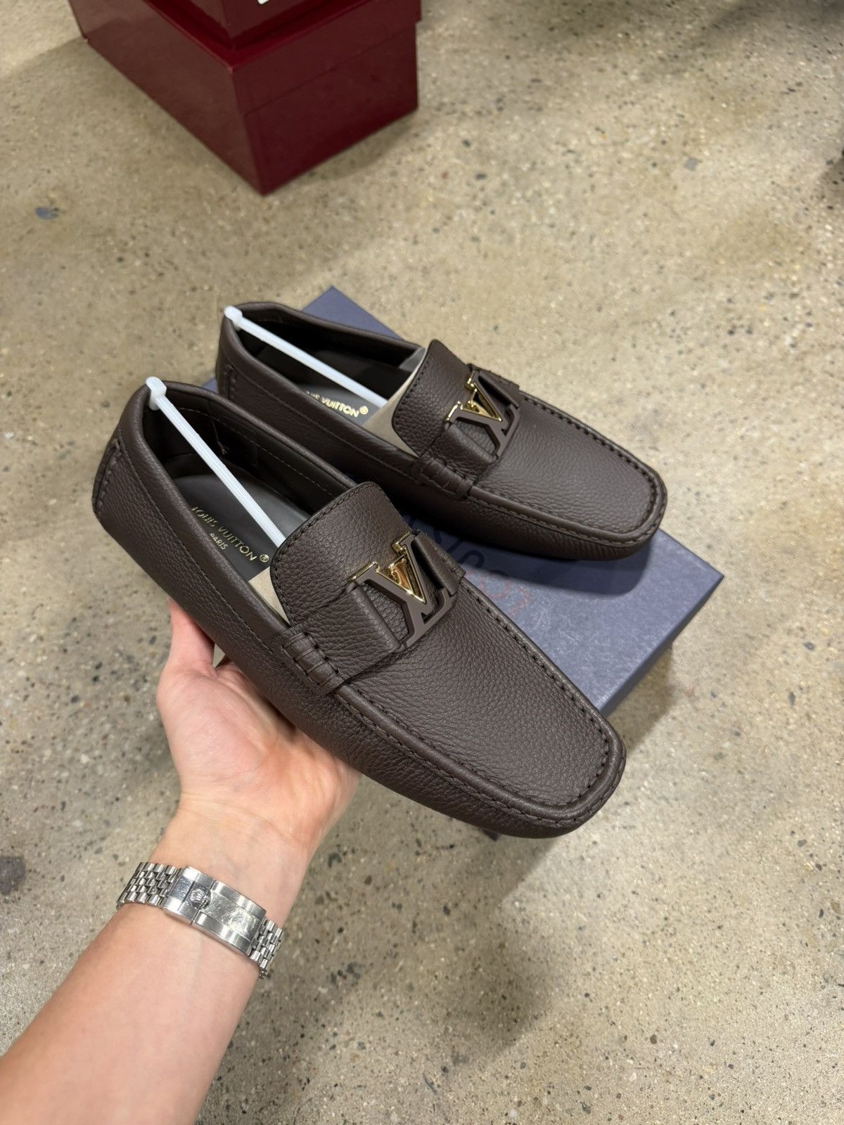 Louis Vuitton Louis Vuitton Driving Leather Loafers NEW Size US 8 / EU 41 - 1 Thumbnail