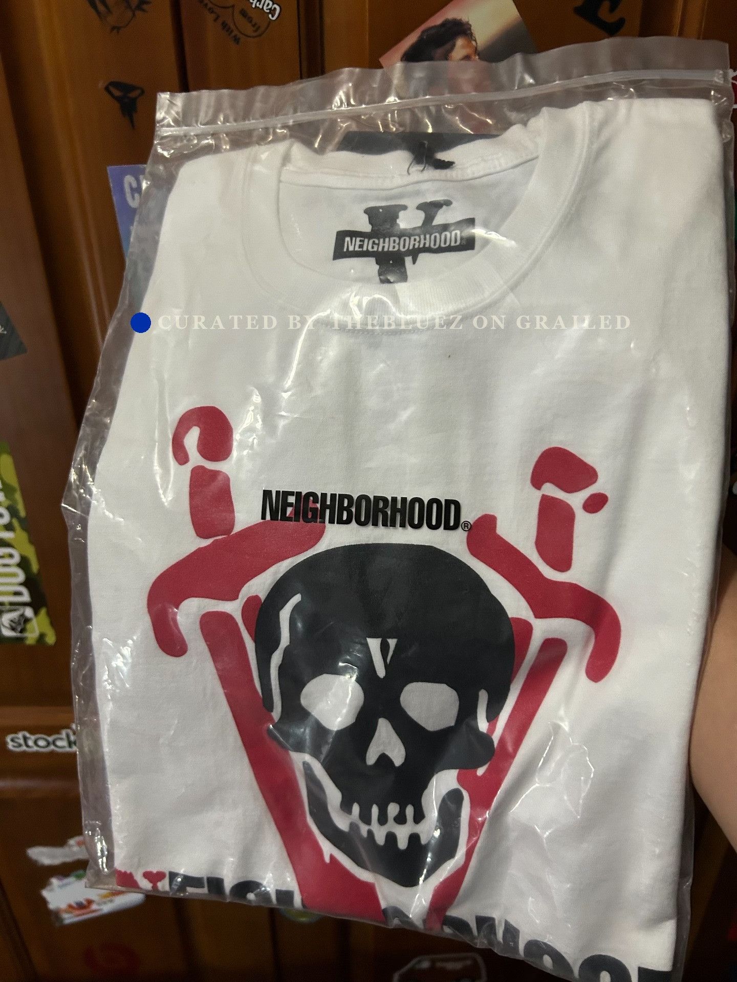 Neighborhood NEIGHBORHOOD VLONE 19SS Skull Tee Size US XL / EU 56 / 4 - 1 Thumbnail