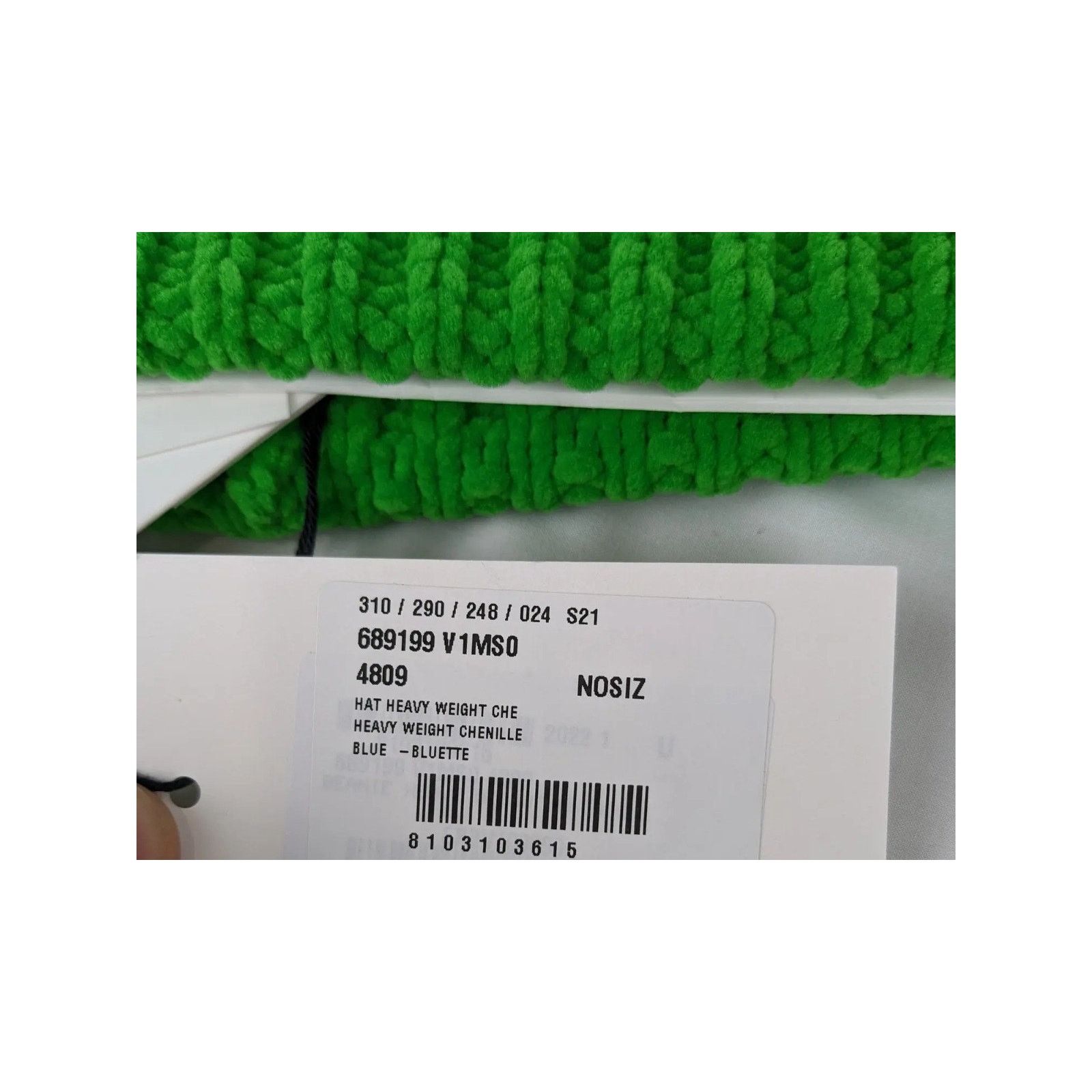 Bottega Veneta o1rshd1 Size: M / Beanie Hat Heavy Weight Chenille Size ONE SIZE - 5 Thumbnail