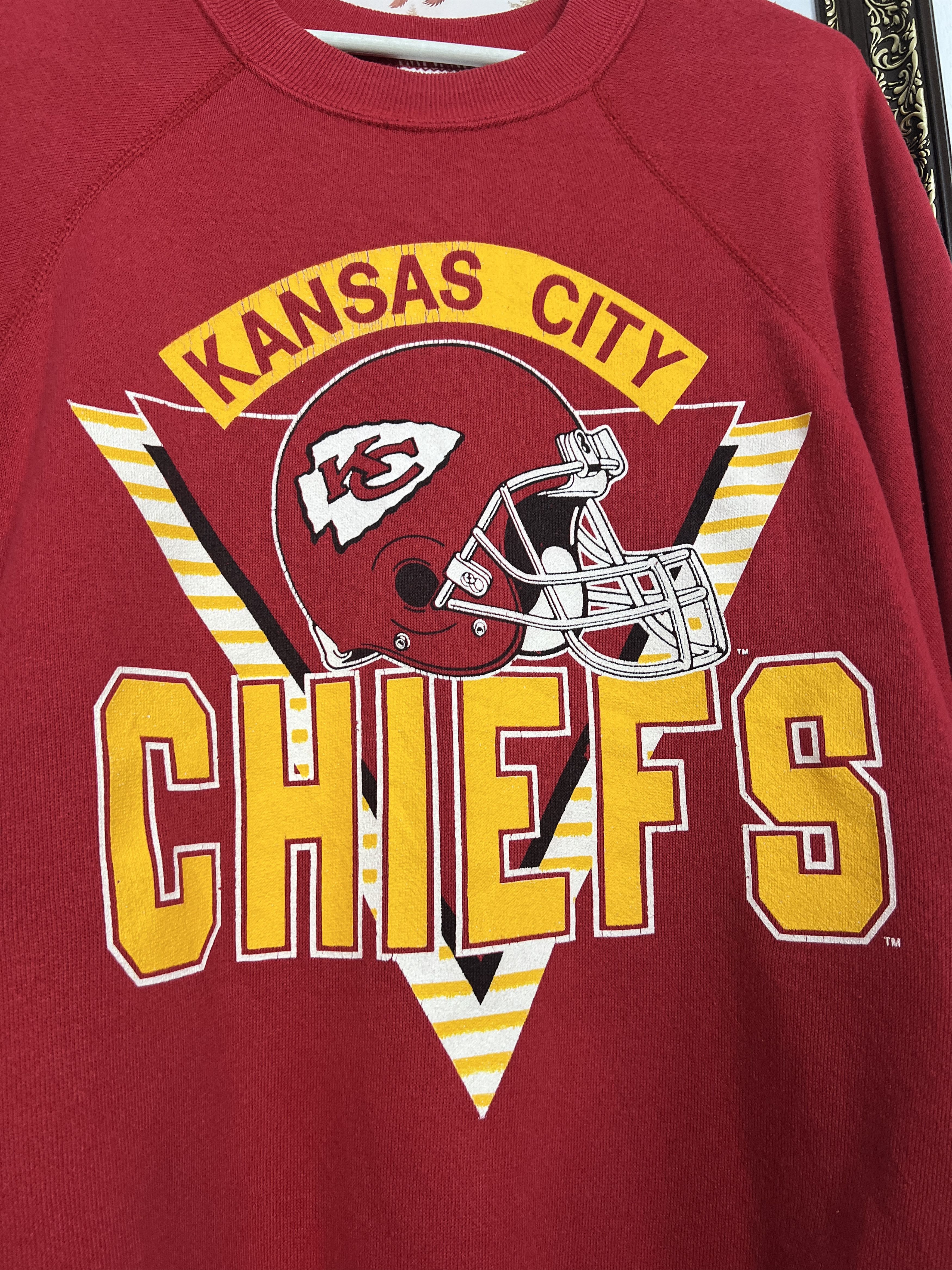 Tultex Vintage 90's Kansas City Chiefs Sweatshirt Crewneck NFL Rare Size US XL / EU 56 / 4 - 3 Thumbnail