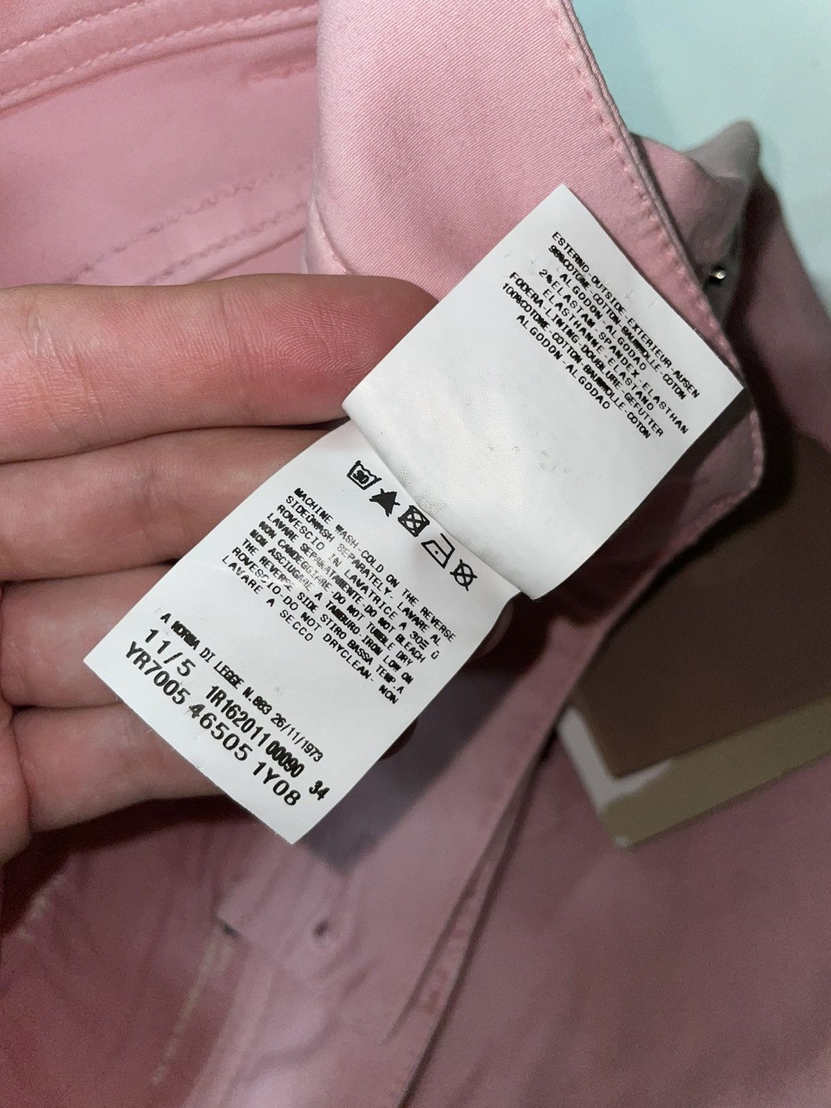 Japanese Brand × John Galliano John Galliano avantgarde pink jeans Size 27" / US 4 / IT 40 - 13 Thumbnail