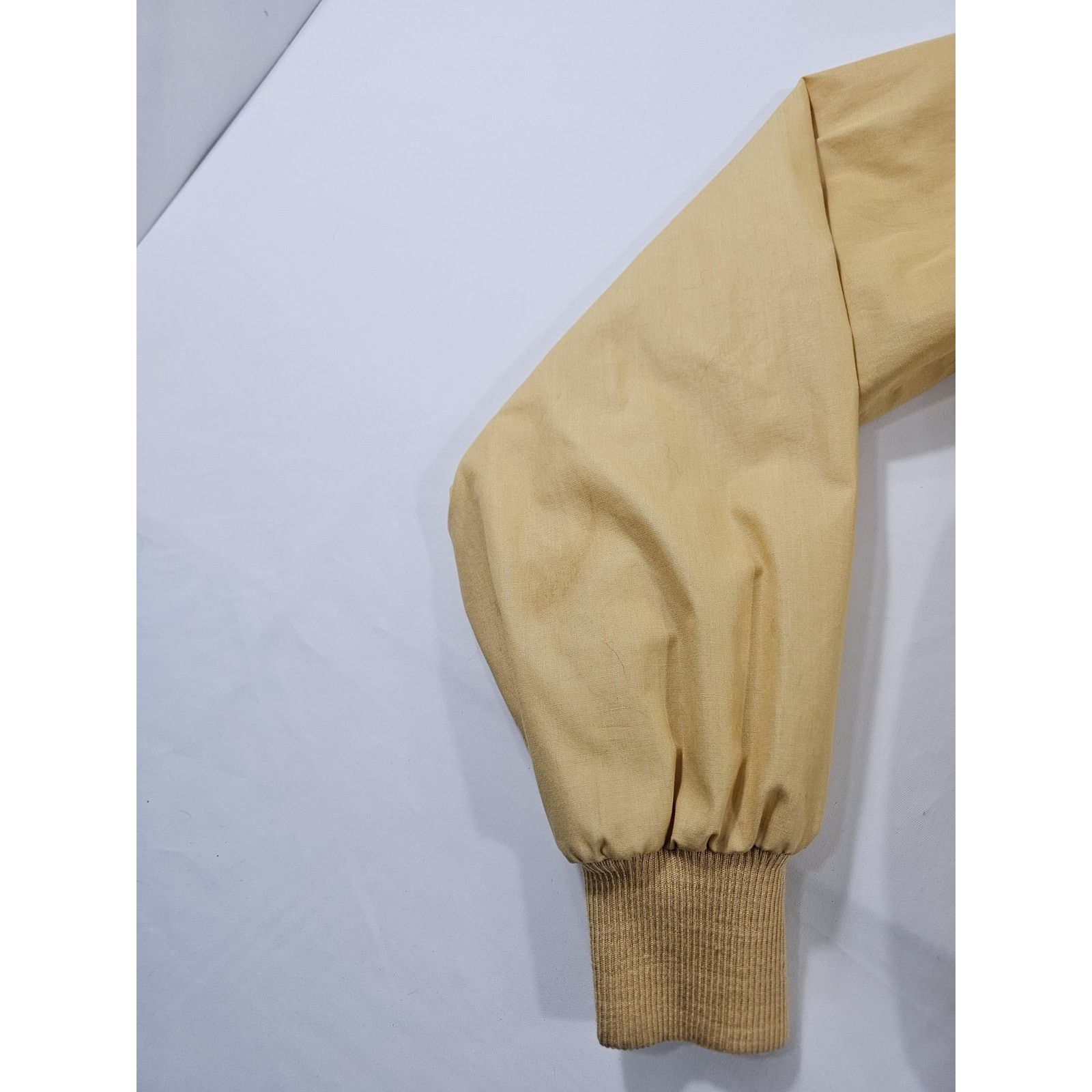 Other Brittania Pale Yellow Jacket Terry Cloth Liner Sz L 1970s Size US L / EU 52-54 / 3 - 5 Thumbnail