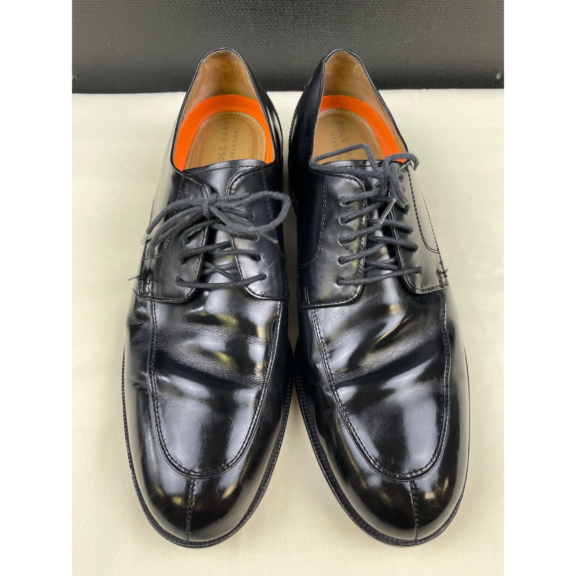 Cole Haan Cole Haan Men's Black Leather Shoes/ Oxford / Dress shoes Si Size US 10 / EU 43 - 1 Thumbnail