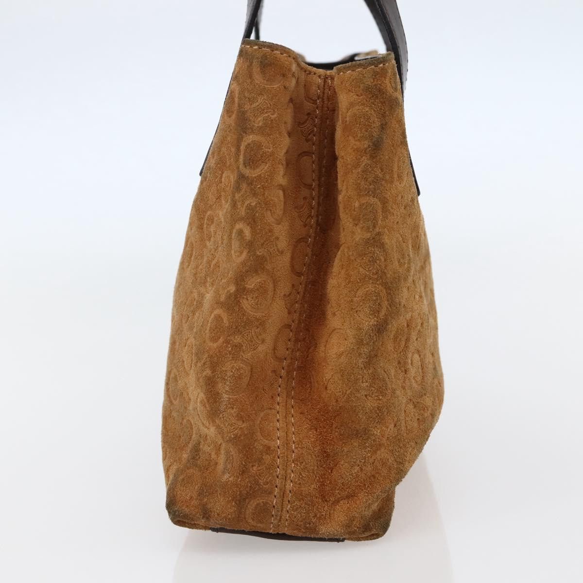 Celine CELINE C Macadam Canvas Hand Bag Brown Gold Size ONE SIZE - 4 Thumbnail