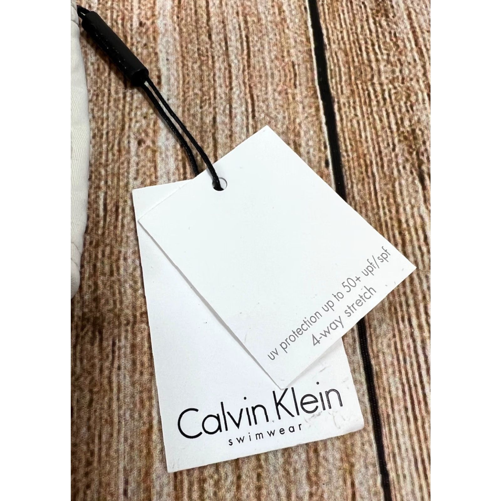 Calvin Klein Calvin Klein Bottoms Swimwear White UV-Protection NWT Womens XL Size 40" / US 18 - 2 Thumbnail