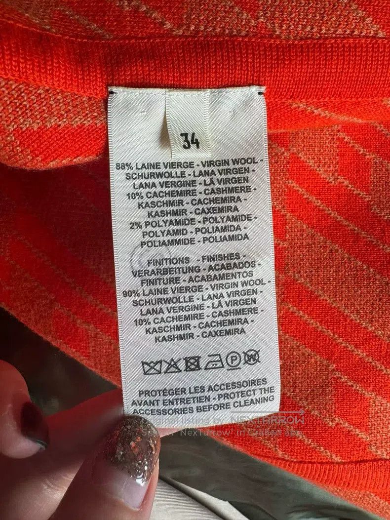 Hermes Hermes Orange Two-sided Jacket Size XXS / US 00 / IT 34 - 6 Thumbnail