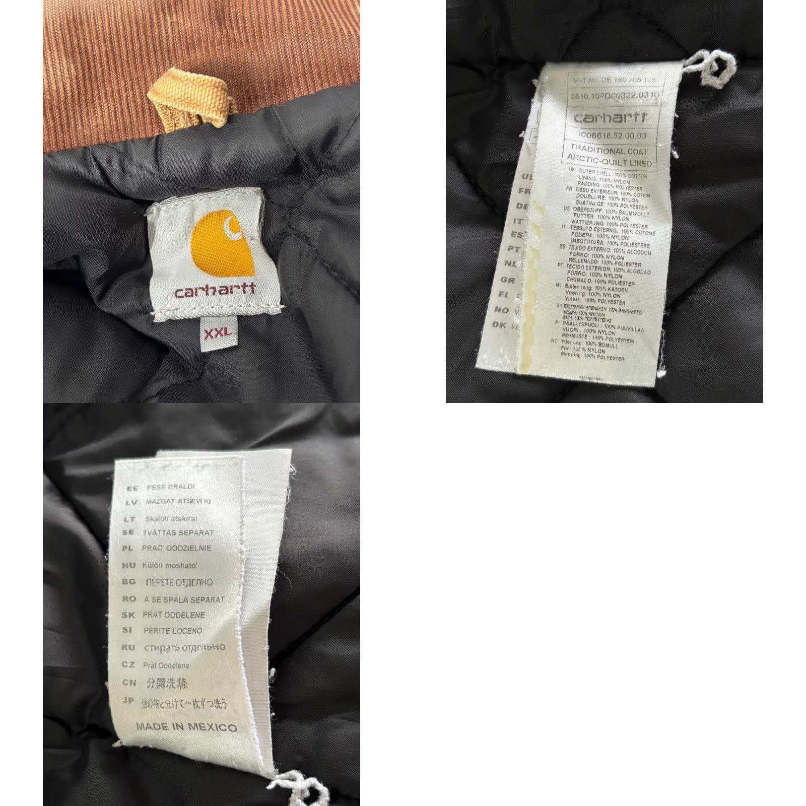 Carhartt Carhartt Jacket Arctic-Quilt Lined Coat 2XL Bomber Jacket Canvas Brown Men Regular Winter Coat Size US XXL / EU 58 / 5 - 8 Thumbnail